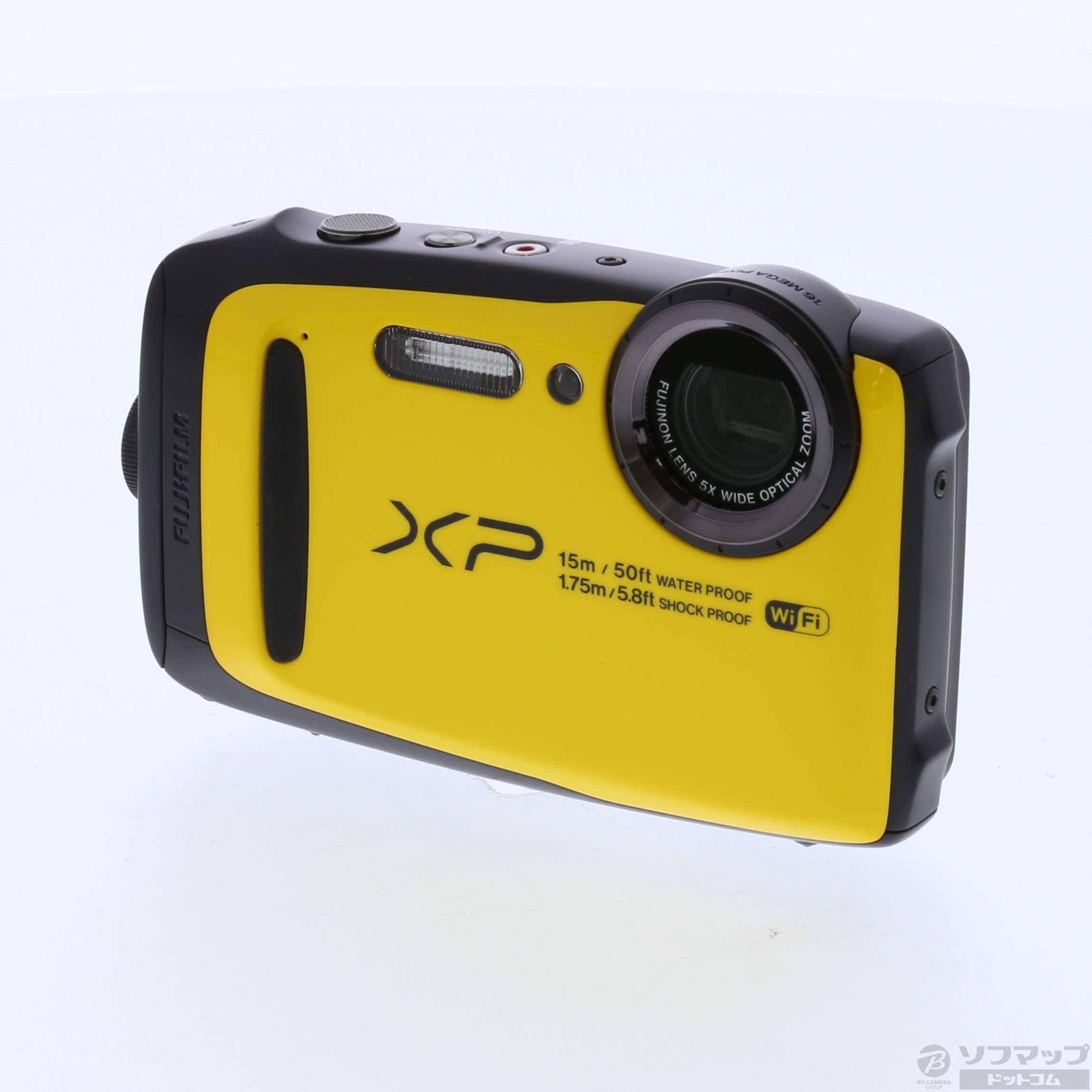 中古】FinePix XP90 Y (1640画素／5倍／防水／イエロー／SDXC