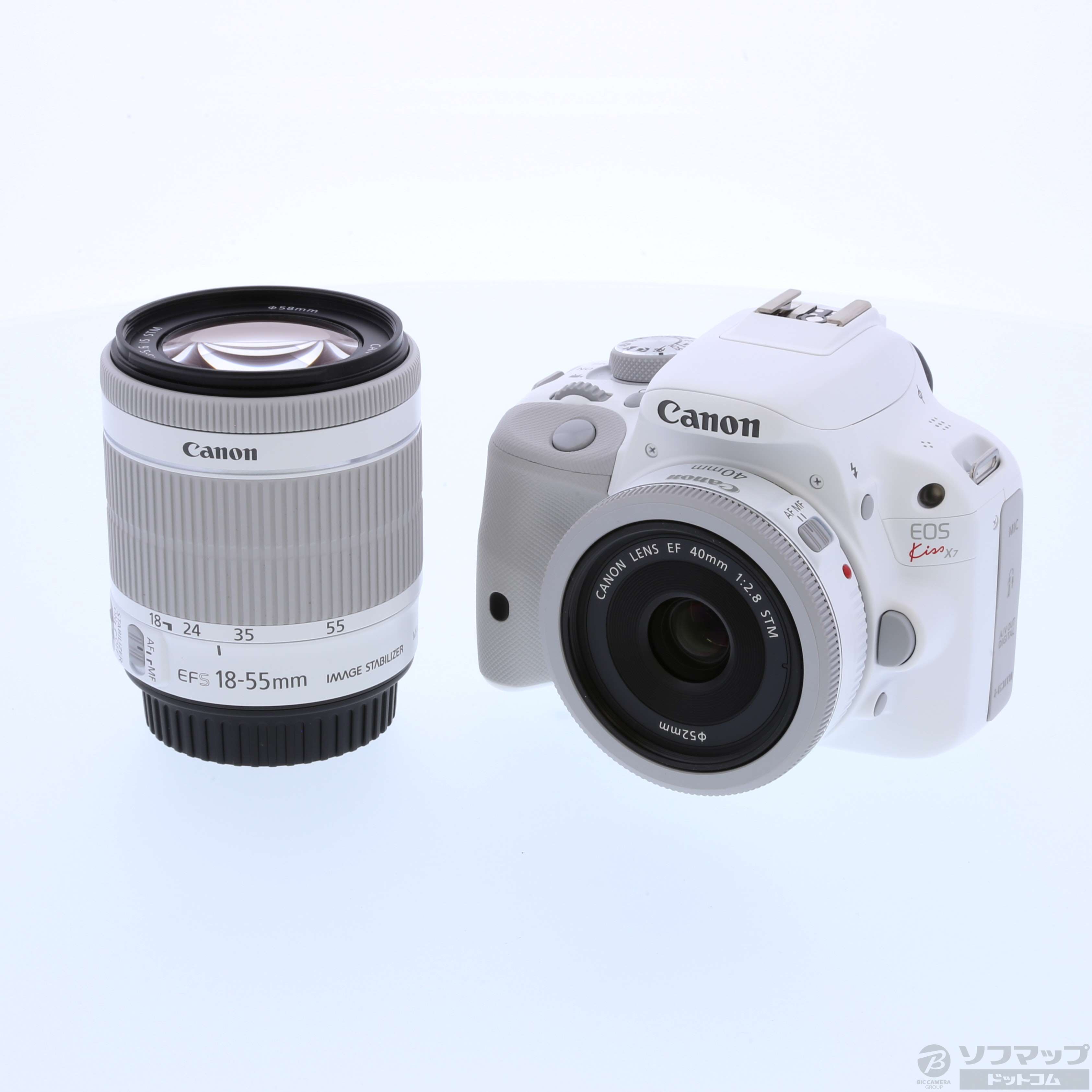 Canon EOS Kiss X7 ダブルレンズセット ホワイト