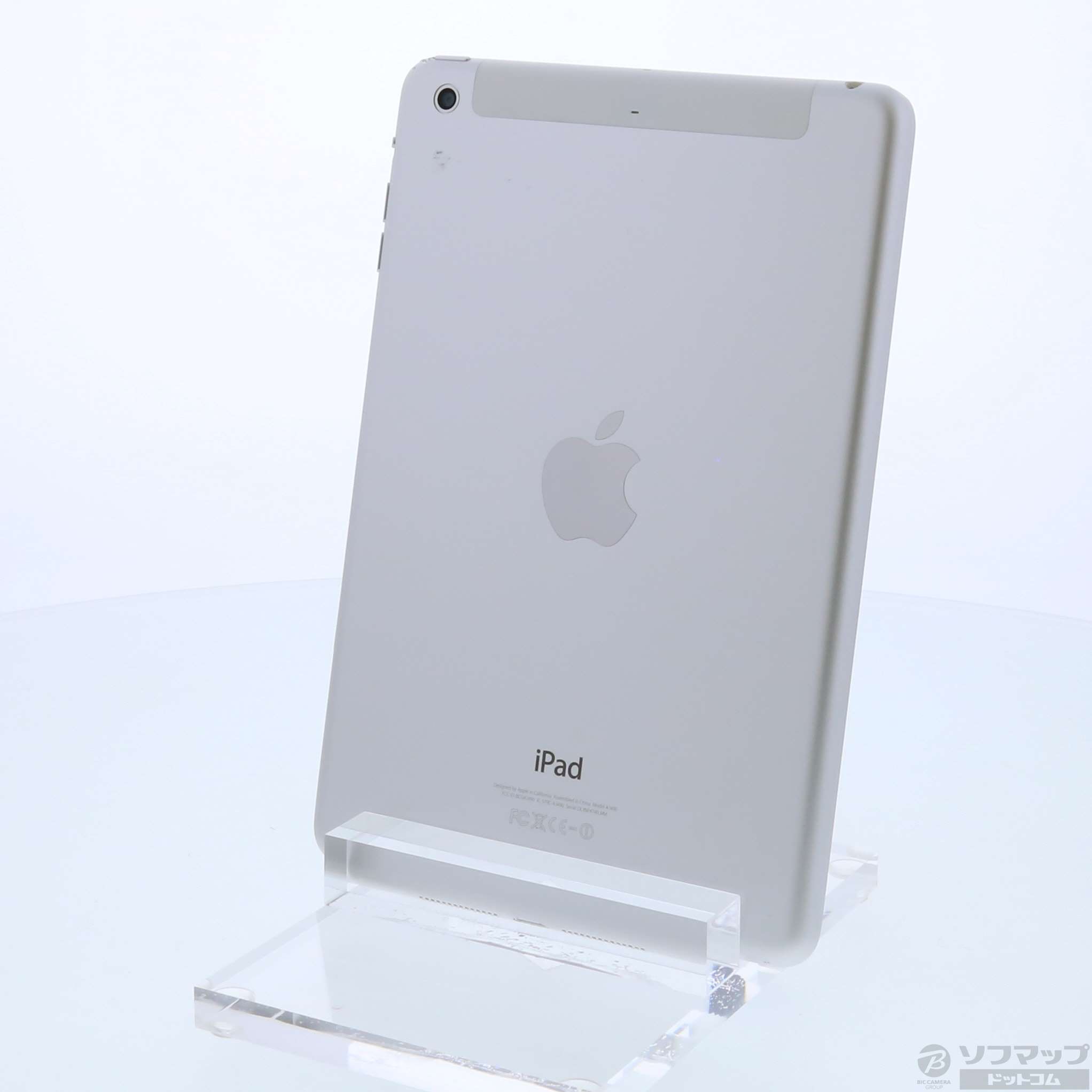 【中古】iPad mini 2 Wi-Fi + Cellular 32GB シルバー ME824J／A 
