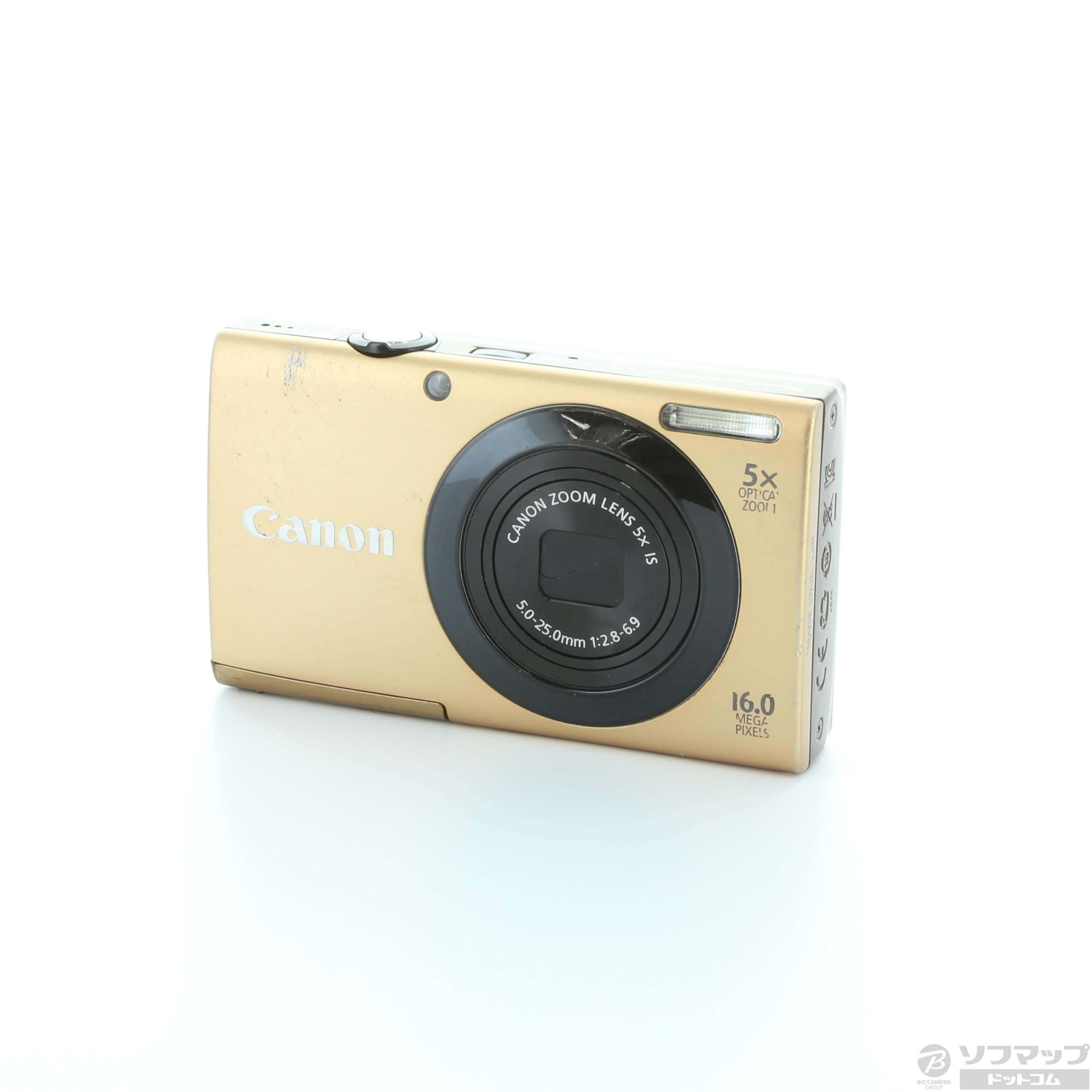 中古】PowerShot A3400 IS (GL) (1600万画素／5倍／ゴールド／SDXC