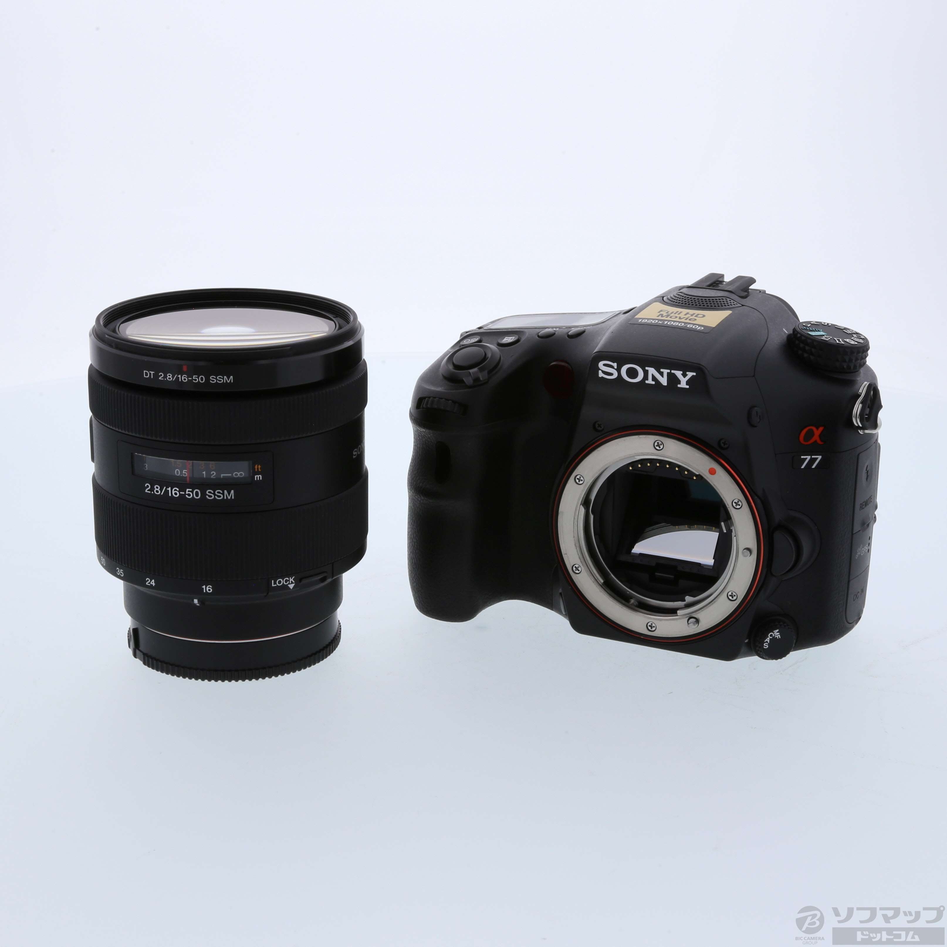 中古】α77 SLT-A77VQ ズームレンズキット (2430万画素／SDXC／MS DUO ...