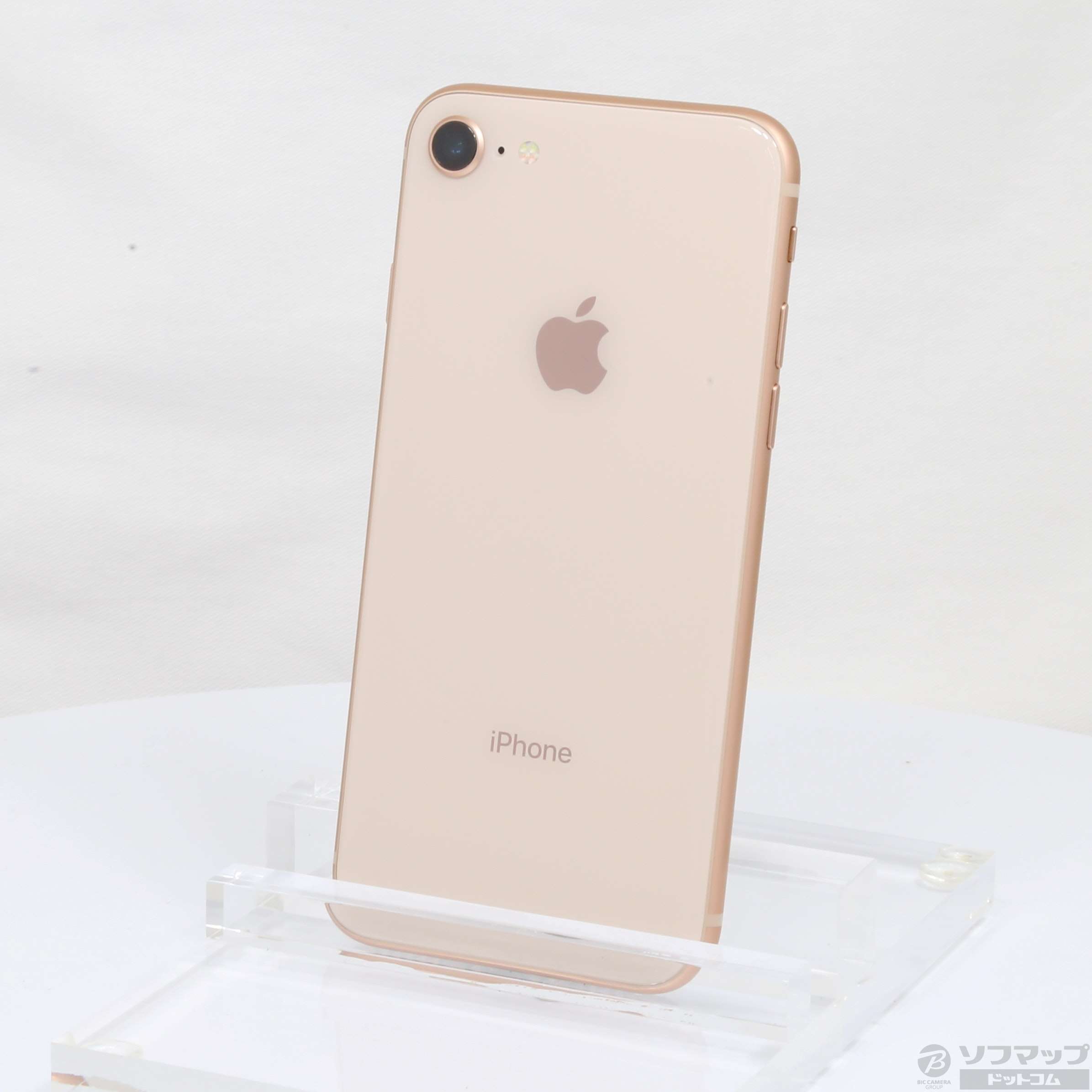 中古】iPhone8 64GB ゴールド MQ7A2J／A docomoロック解除SIMフリー 