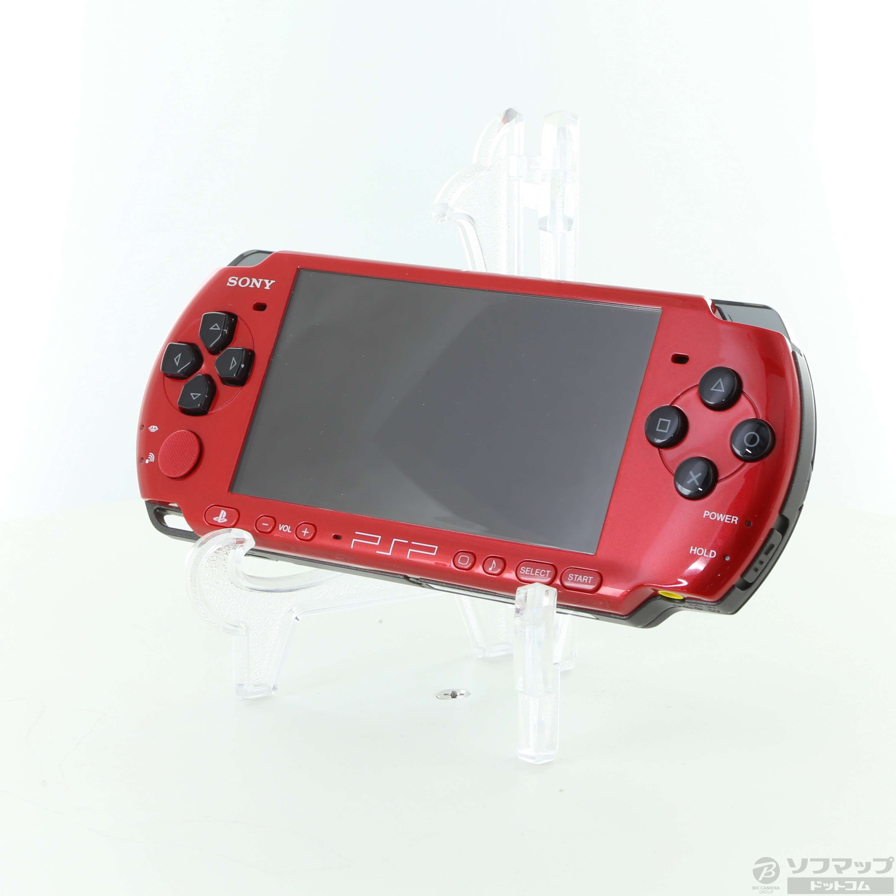 【中古】PSP-3000 バリュー レッド ブラック PSPJ-30026 