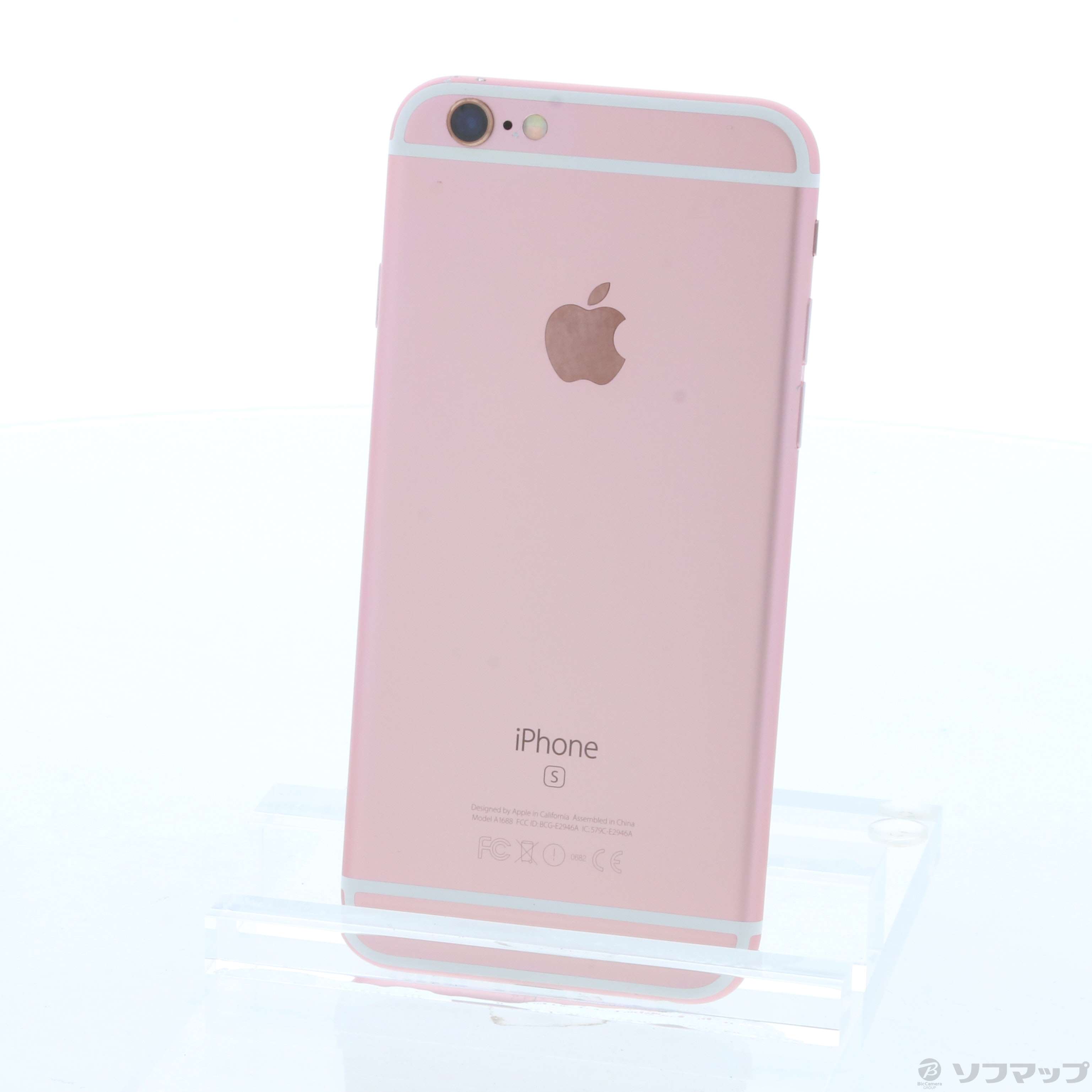 中古】iPhone6s 128GB ローズゴールド MKQW2J／A SIMフリー 