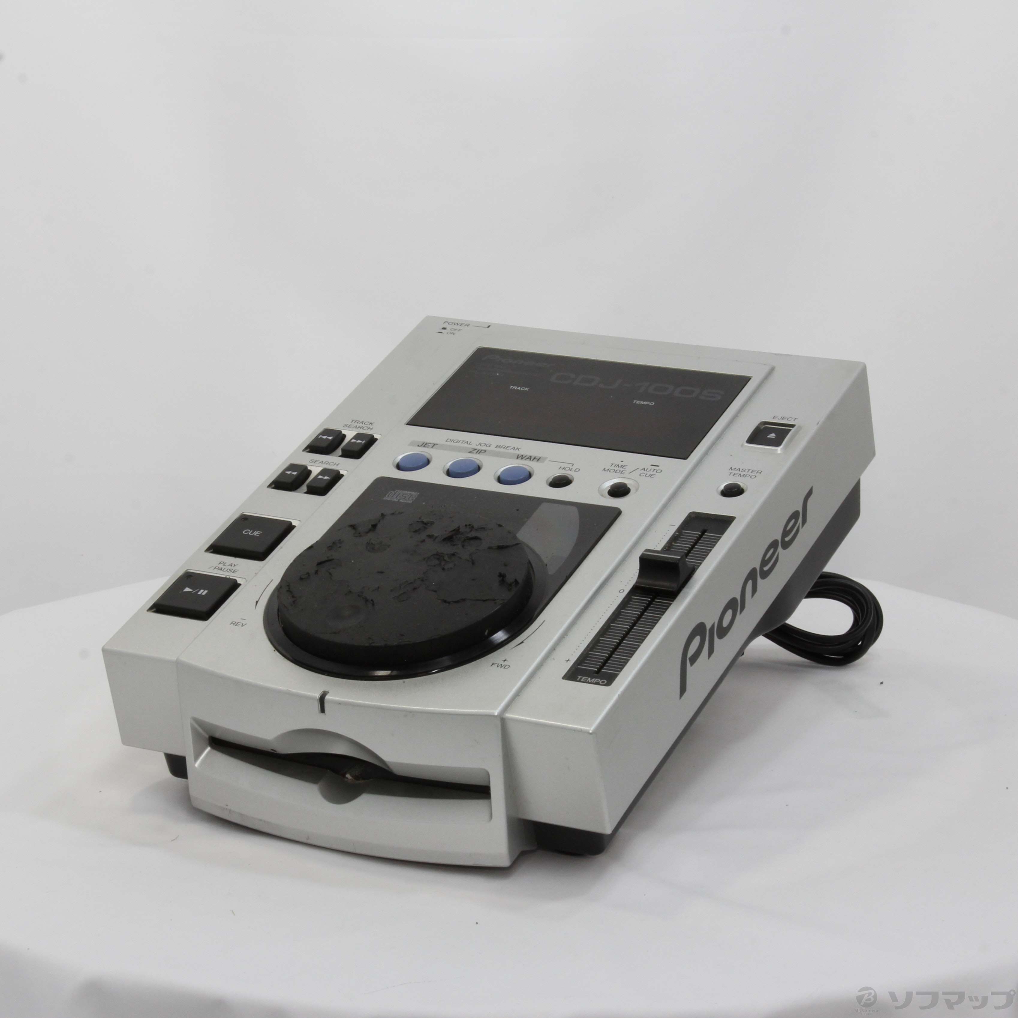 Pioneer プロフェッショナルCDプレーヤー CDJ-100S シルバー(品) (shin-