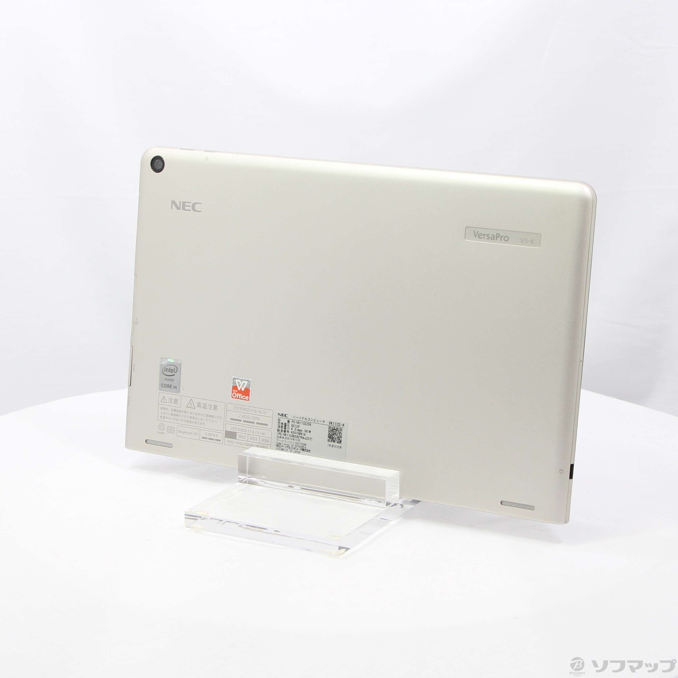 VersaPro タイプVS VK11C／S-K PC-VK11CSZEK 〔Windows 7〕 ［Core M-5Y70  (1.1GHz)／11.6インチワイド／4GB／ストレージ128GB］