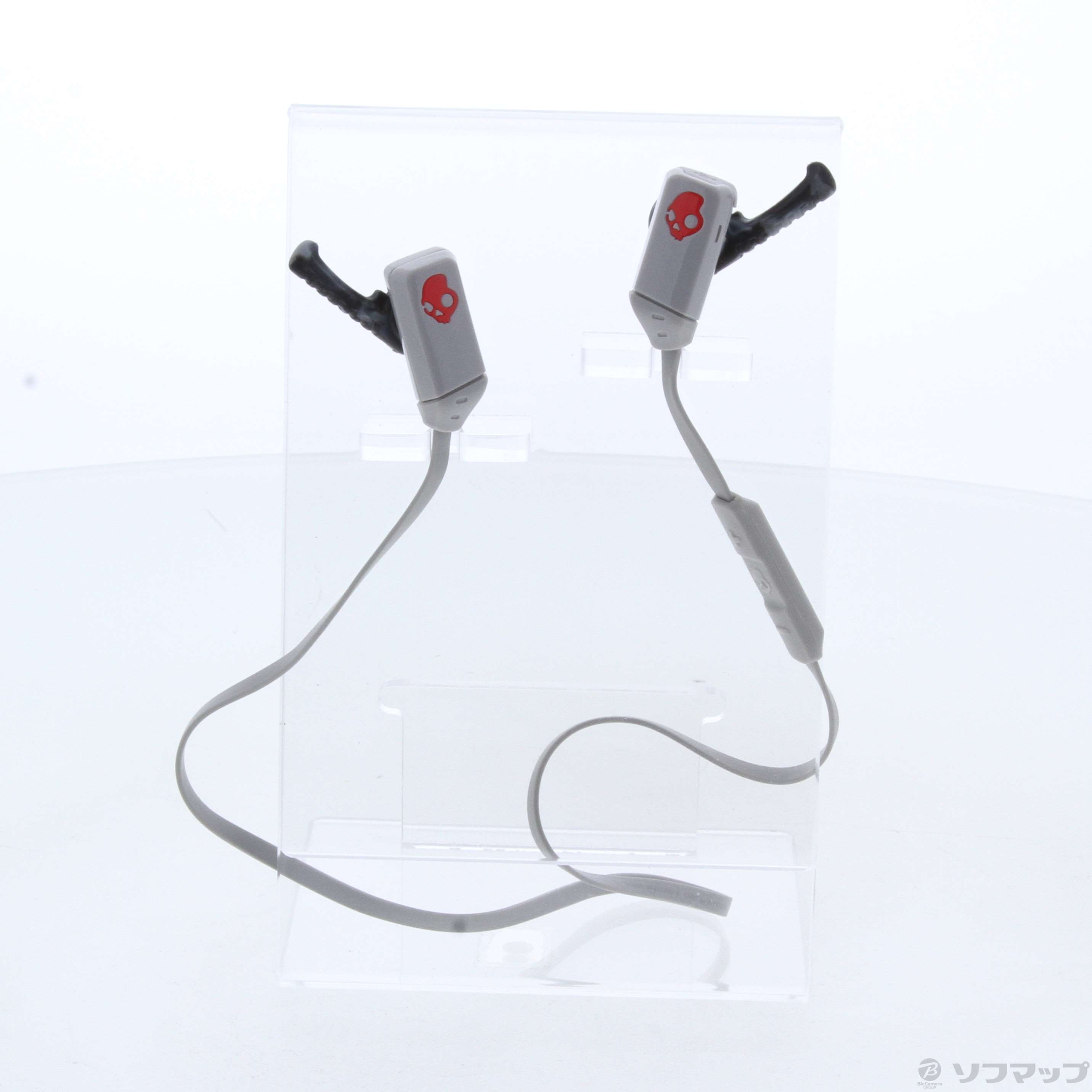 中古】セール対象品 Skullcandy XTfree S2WUW-K605 グレー／レッド