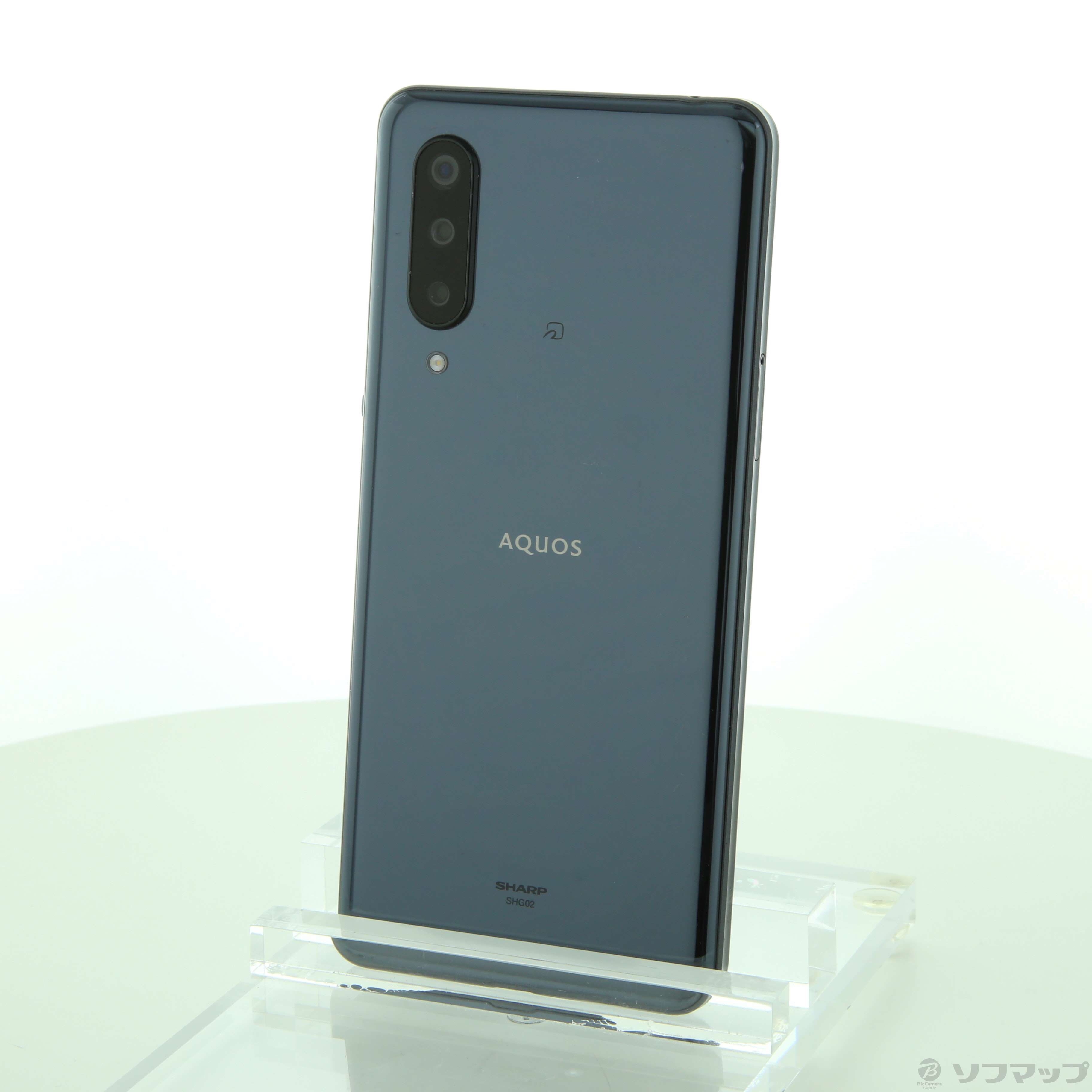 中古】AQUOS zero5G basic DX 128GB ブラック SHG02 auロック解除SIM