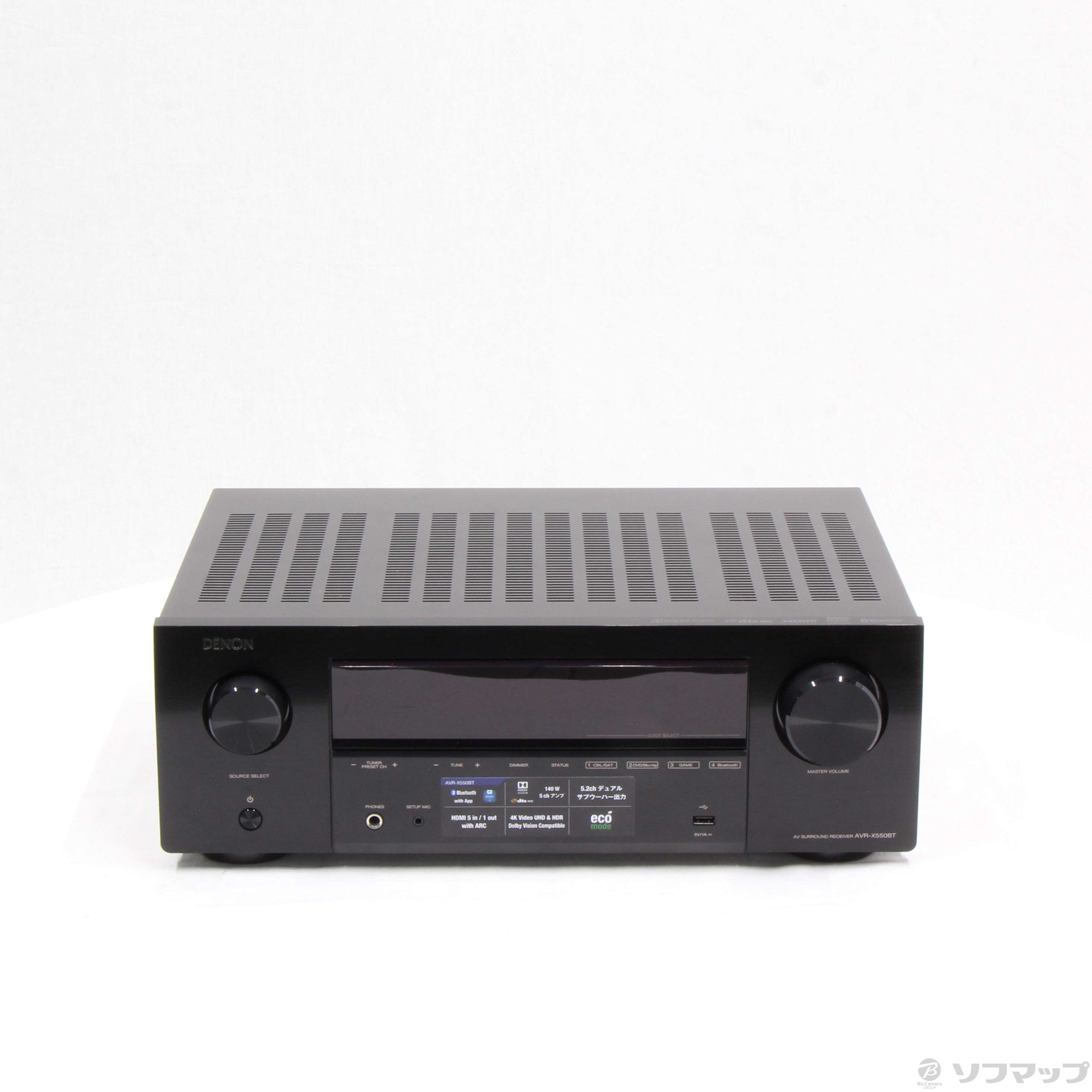 中古】〔展示品〕 AVR-X550BT K ブラック [2133038422853] - リコレ
