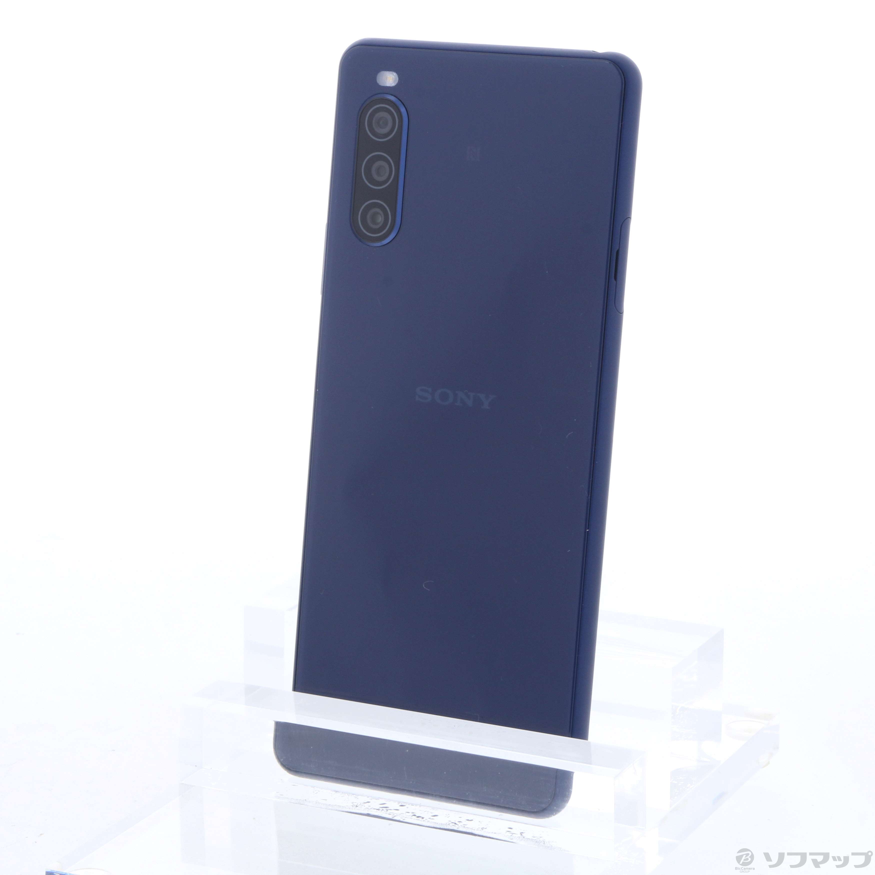 中古】Xperia 10 II 64GB ブルー SOSAP4 Y!mobile [2133041291378