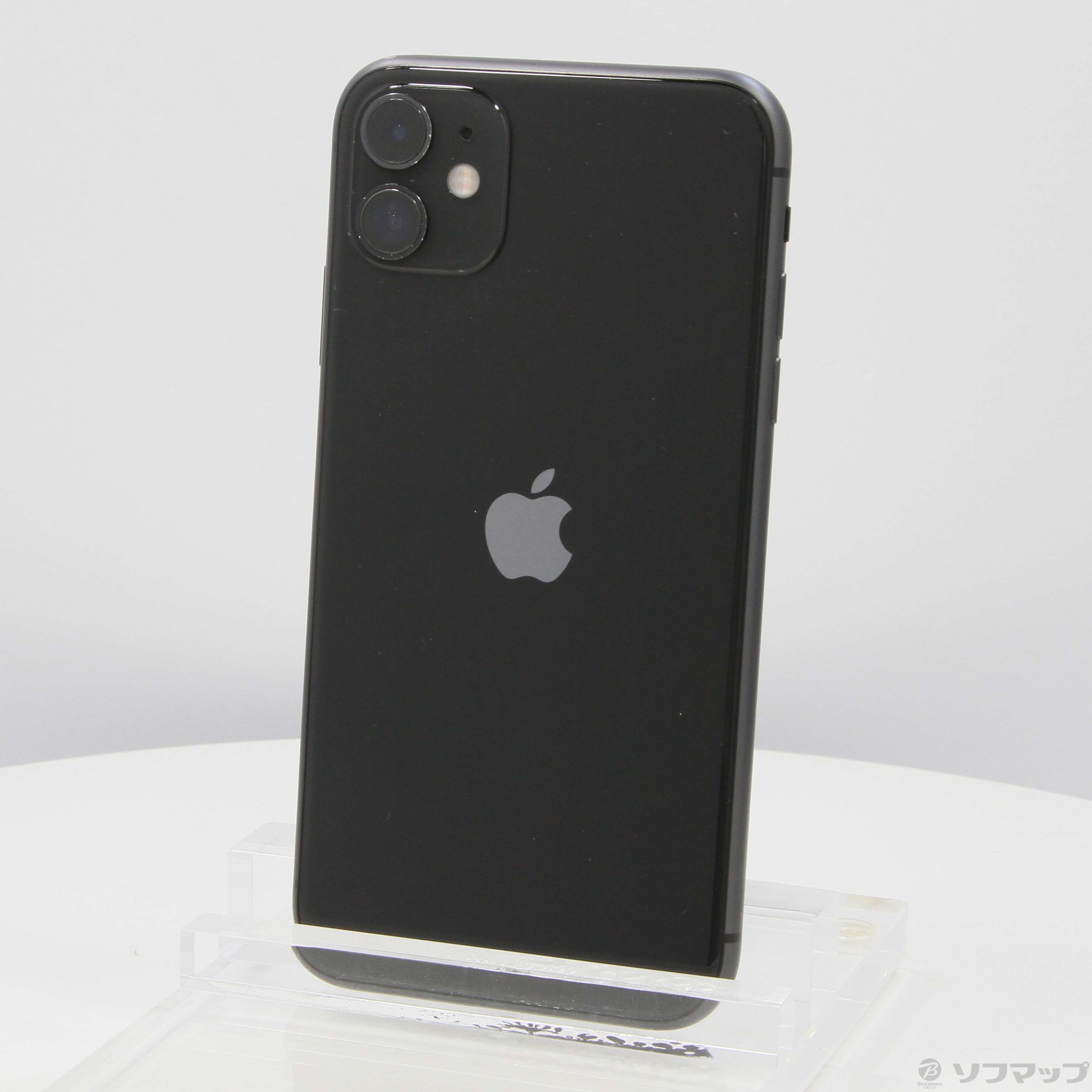 中古】iPhone11 64GB ブラック MWLT2J／A SIMフリー [2133042012347