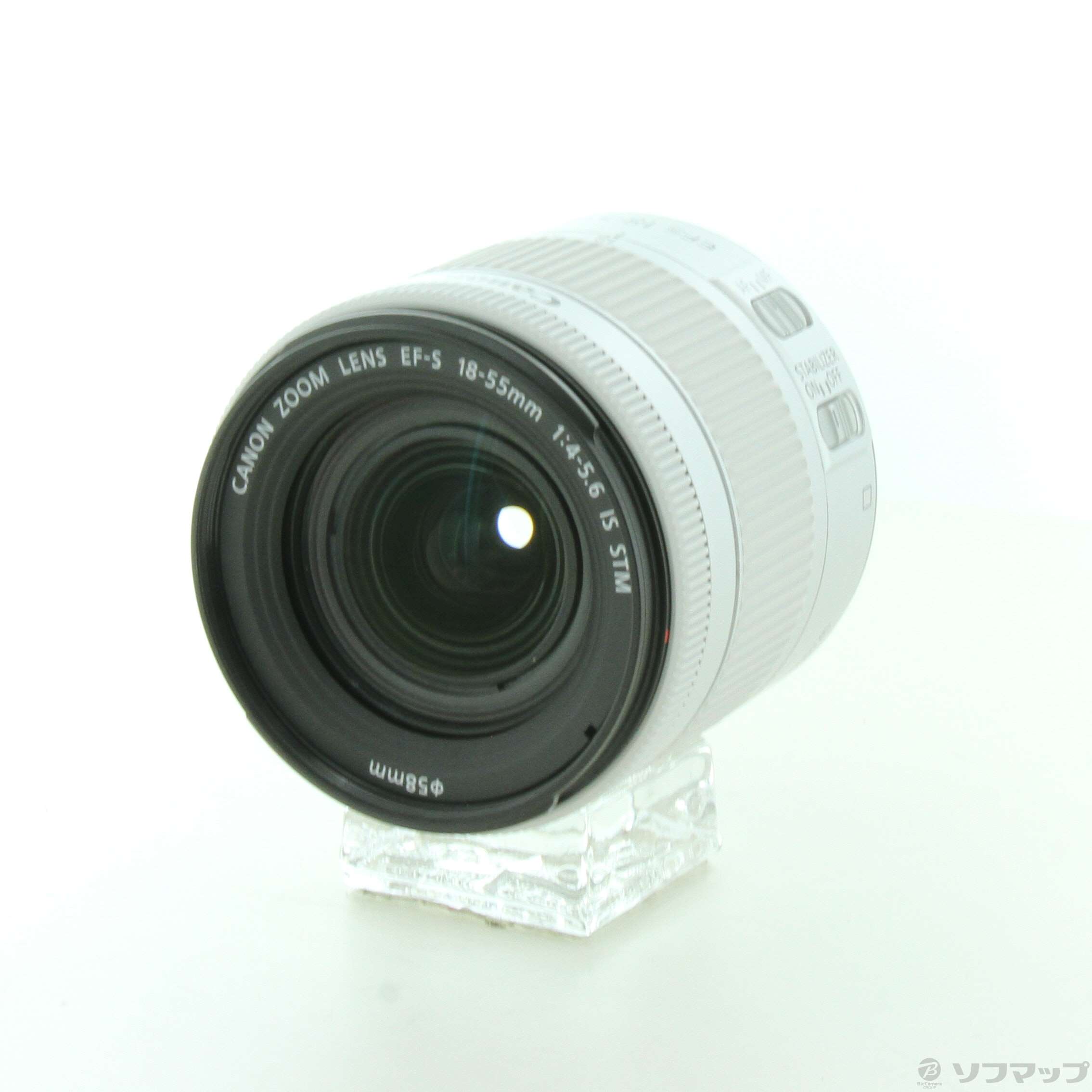 中古】Canon EF-S 18-55mm F4-5.6 IS STM シルバー [2133042309478] リコレ！|ビックカメラグループ  ソフマップの中古通販サイト