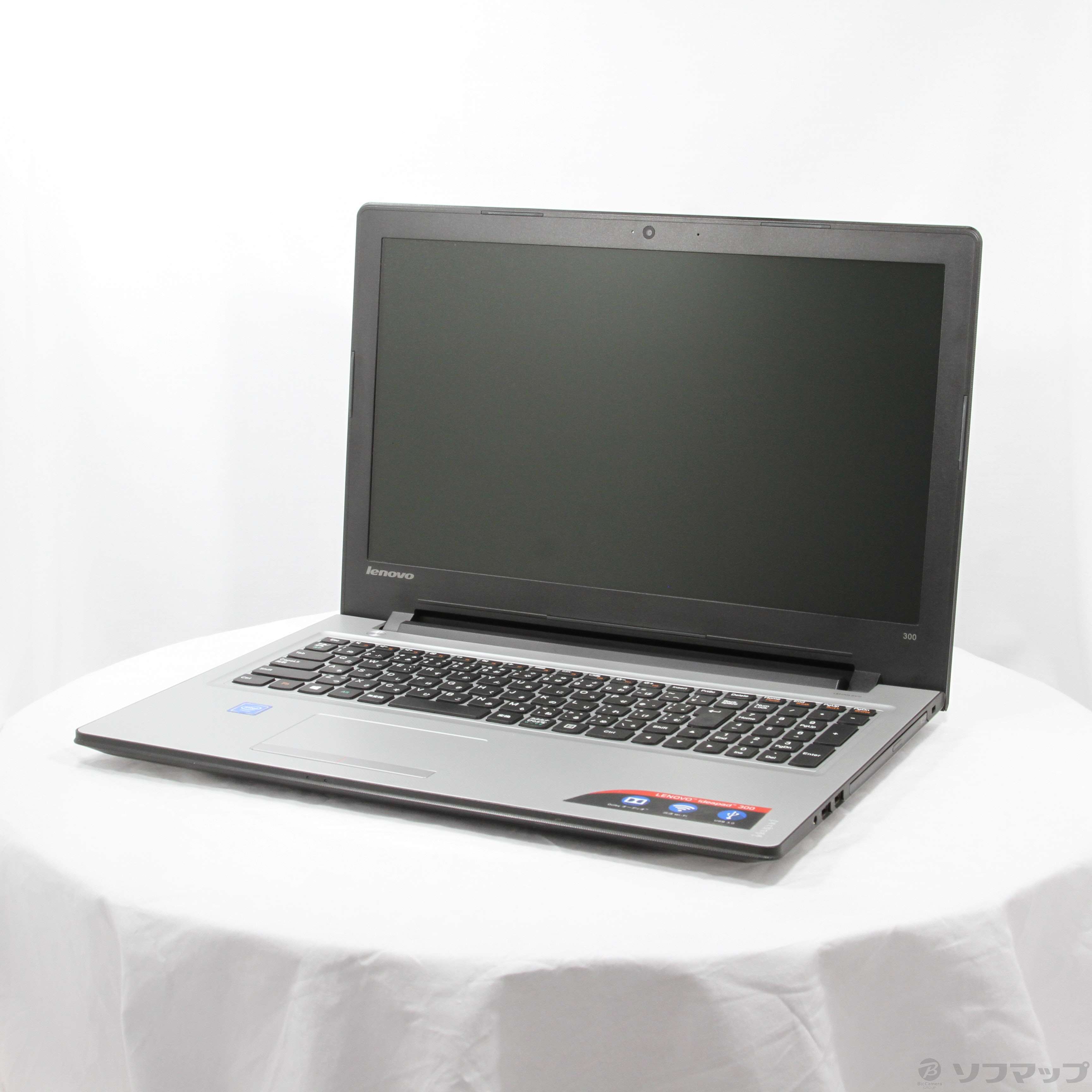 中古】ideapad 300 80M300D4JP プラチナシルバー ［Celeron N3060  (1.6GHz)／8GB／HDD1TB／15.6インチワイド］ [2133042318036] - リコレ！|ビックカメラグループ  ソフマップの中古通販サイト