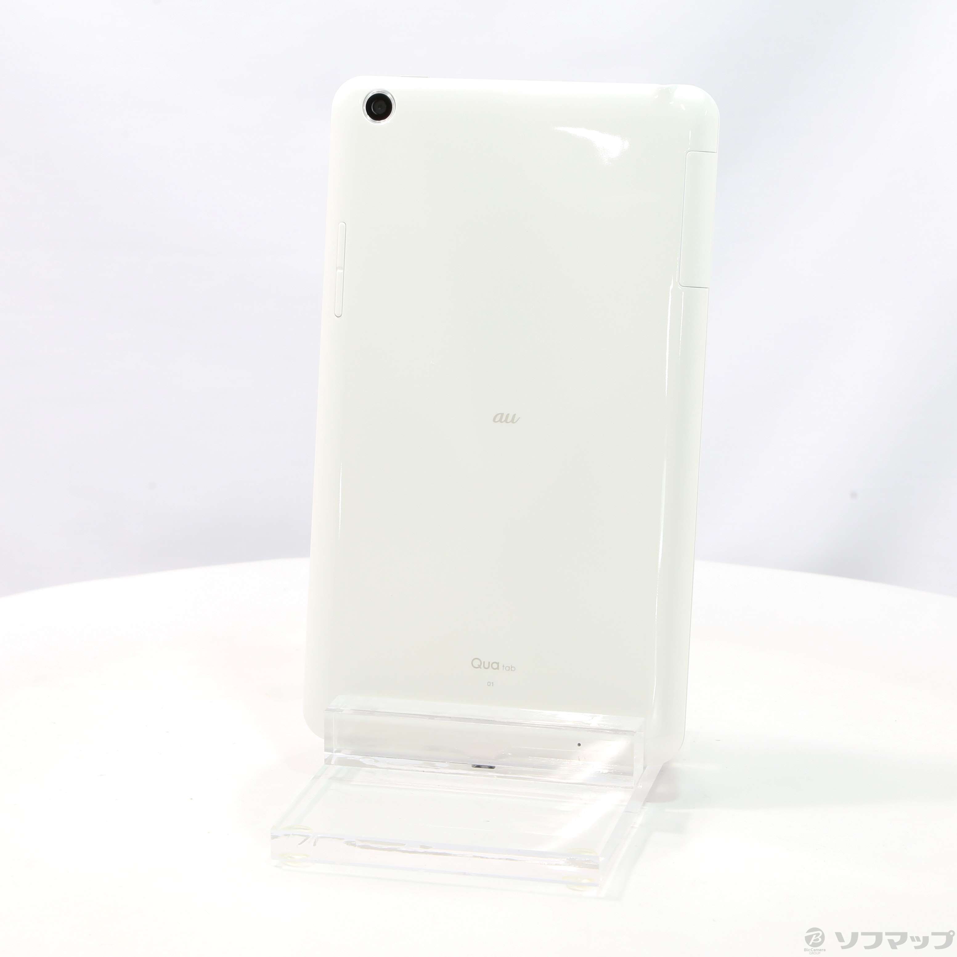 【中古】Qua tab 01 16GB ホワイト KYT31 au [2133042395624