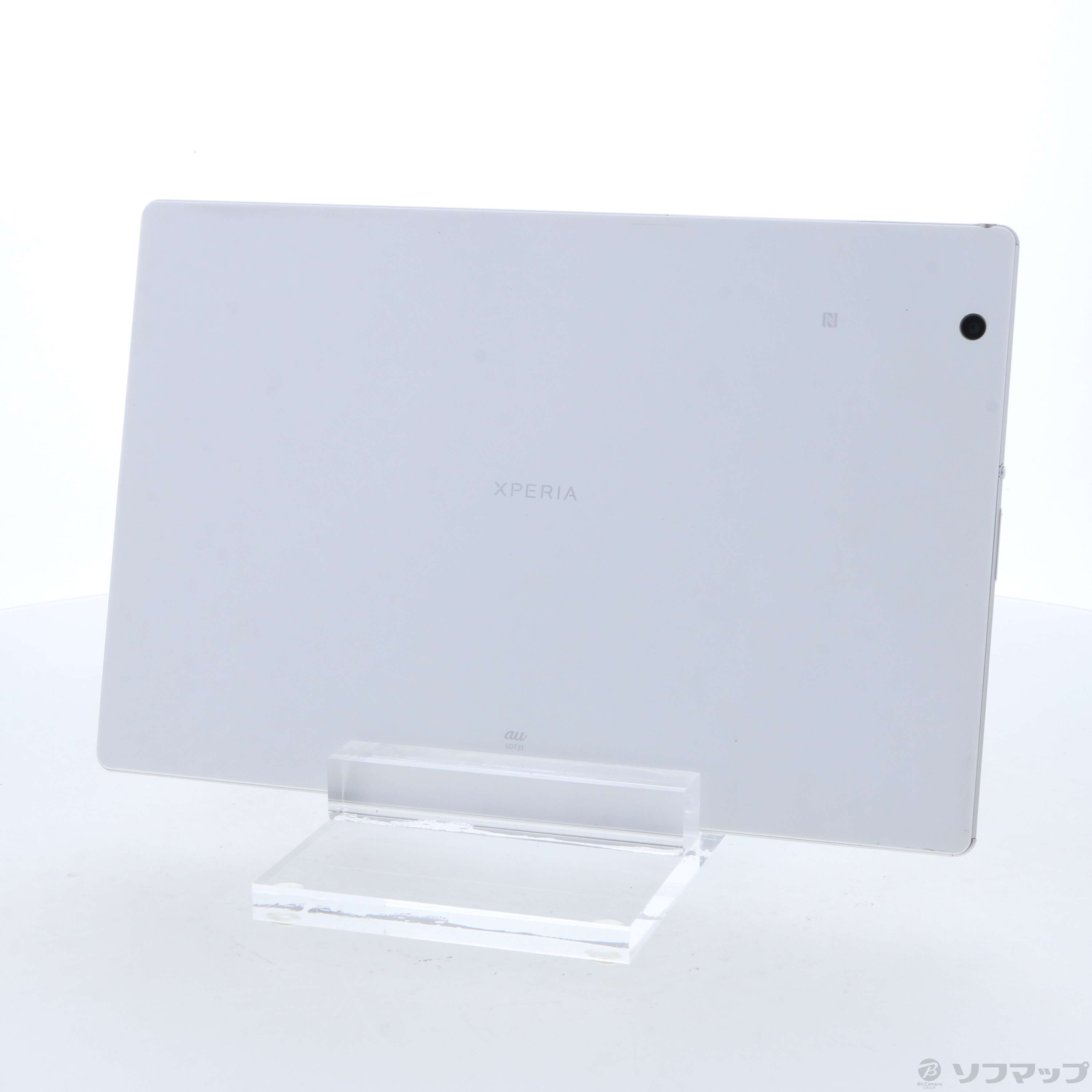 中古】Xperia Z4 Tablet 32GB ホワイト SOT31 au [2133042461893