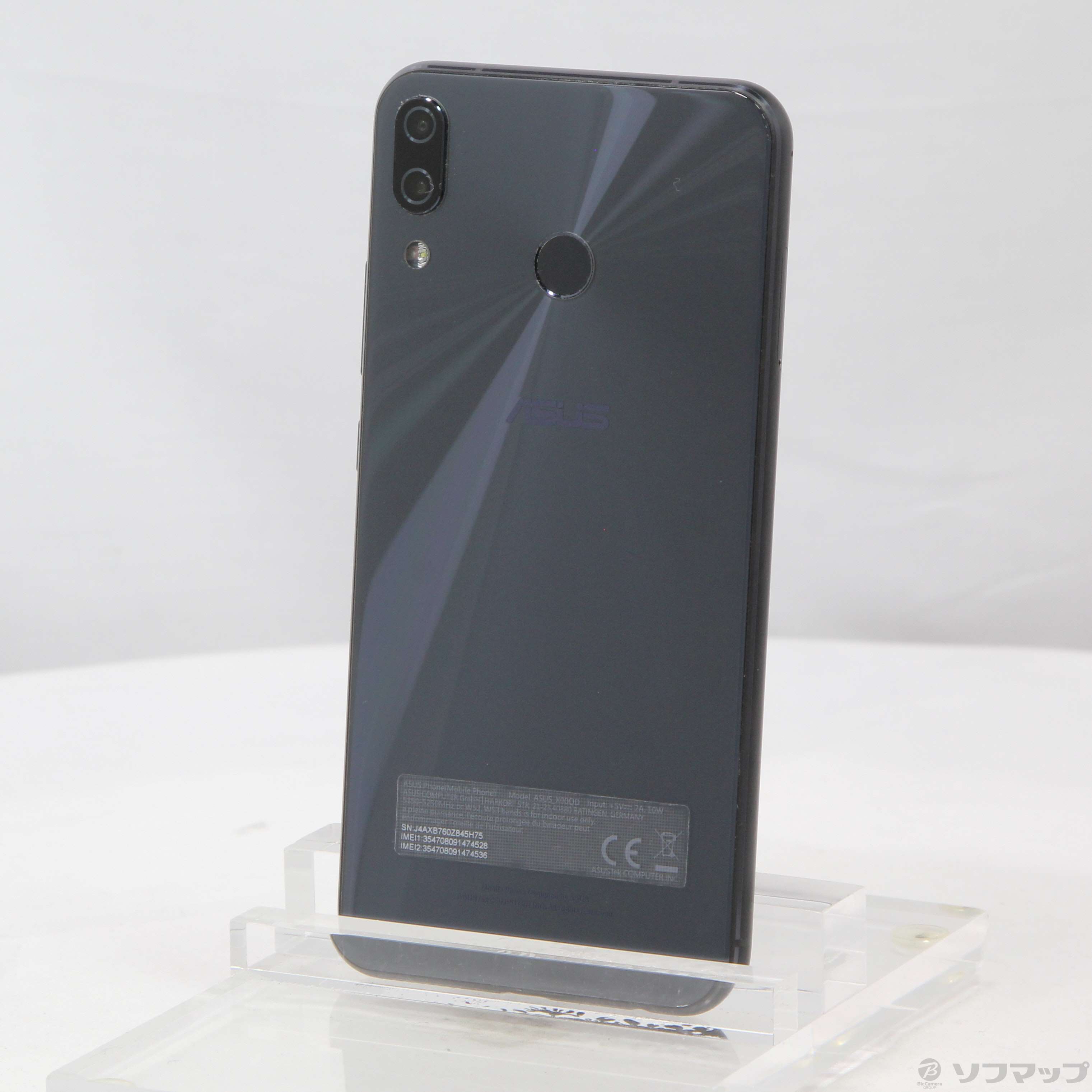 中古】ZenFone 5 64GB シャイニーブラック ZE620KL-BK64S6 SIMフリー [2133042499780] -  リコレ！|ビックカメラグループ ソフマップの中古通販サイト