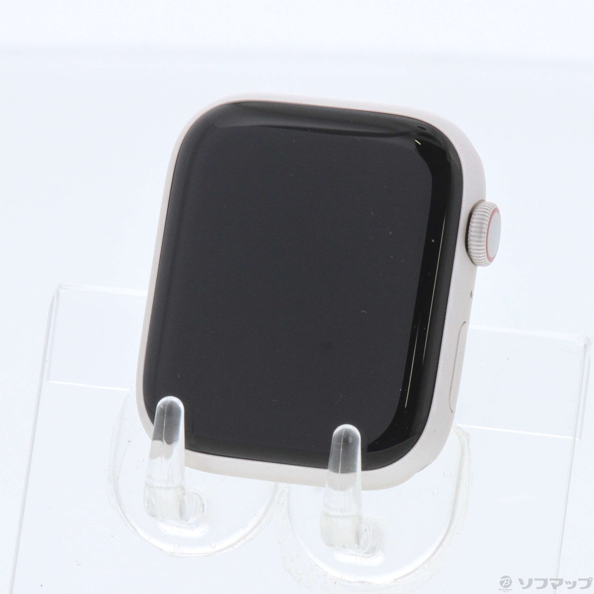 Apple Watch Series 7 GPS + Cellular 45mm スターライトアルミニウムケース バンド無し DEMO品