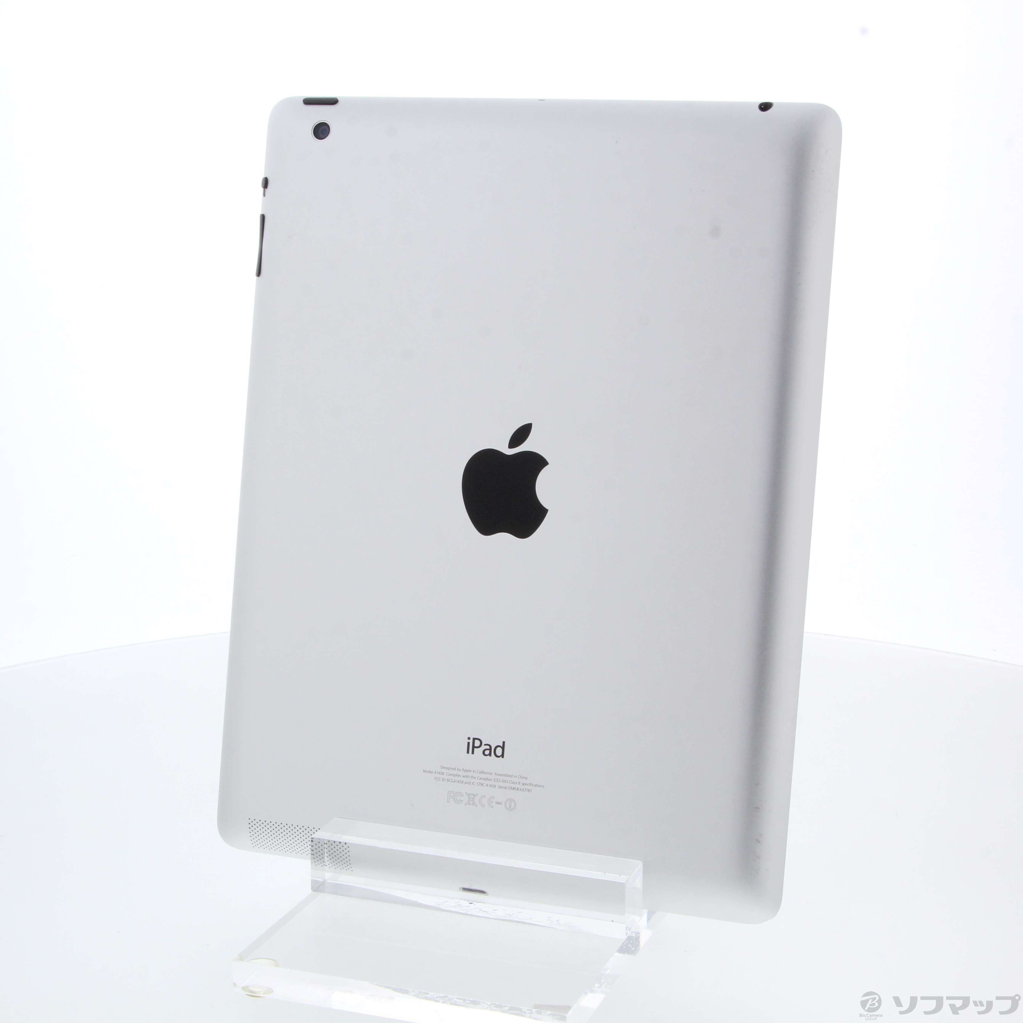 【中古】iPad 第4世代 64GB ホワイト MD515J／A Wi-Fi
