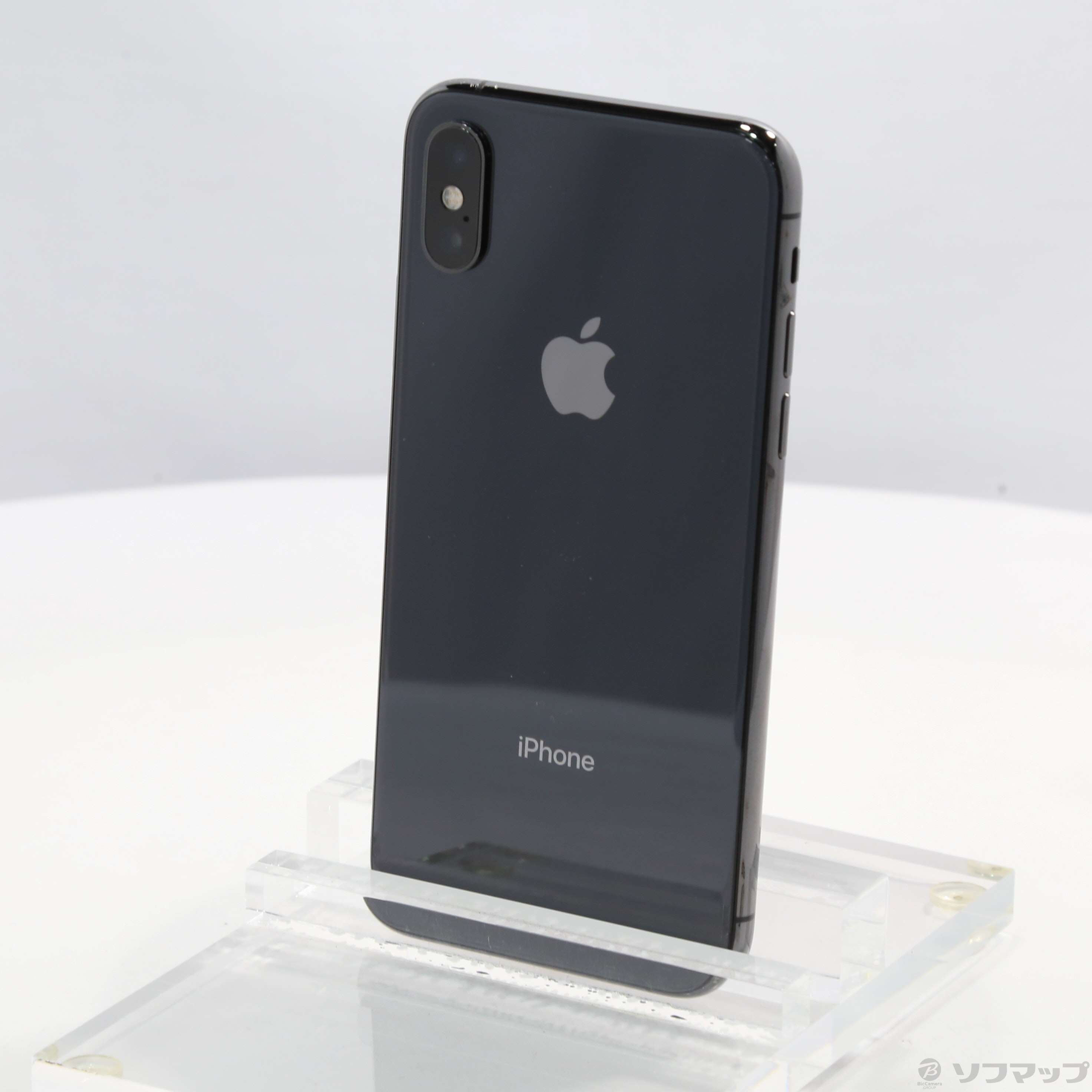 iPhone XS スペースグレー 薄型ケース付 - スマートフォン本体