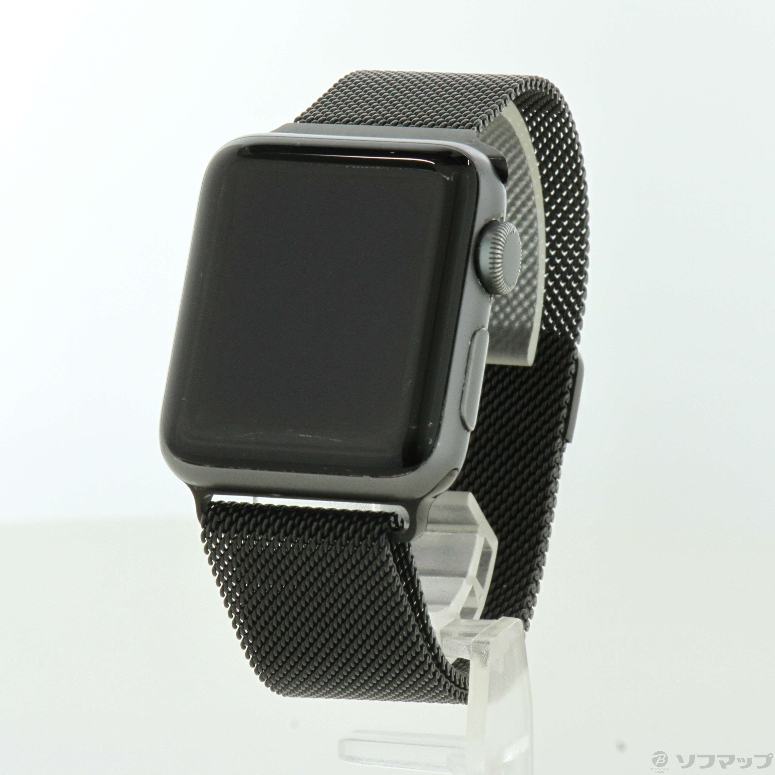 Apple Watch Series 2 Nike+ 38mm スペースグレイアルミニウムケース グラファイトミラネーゼループ