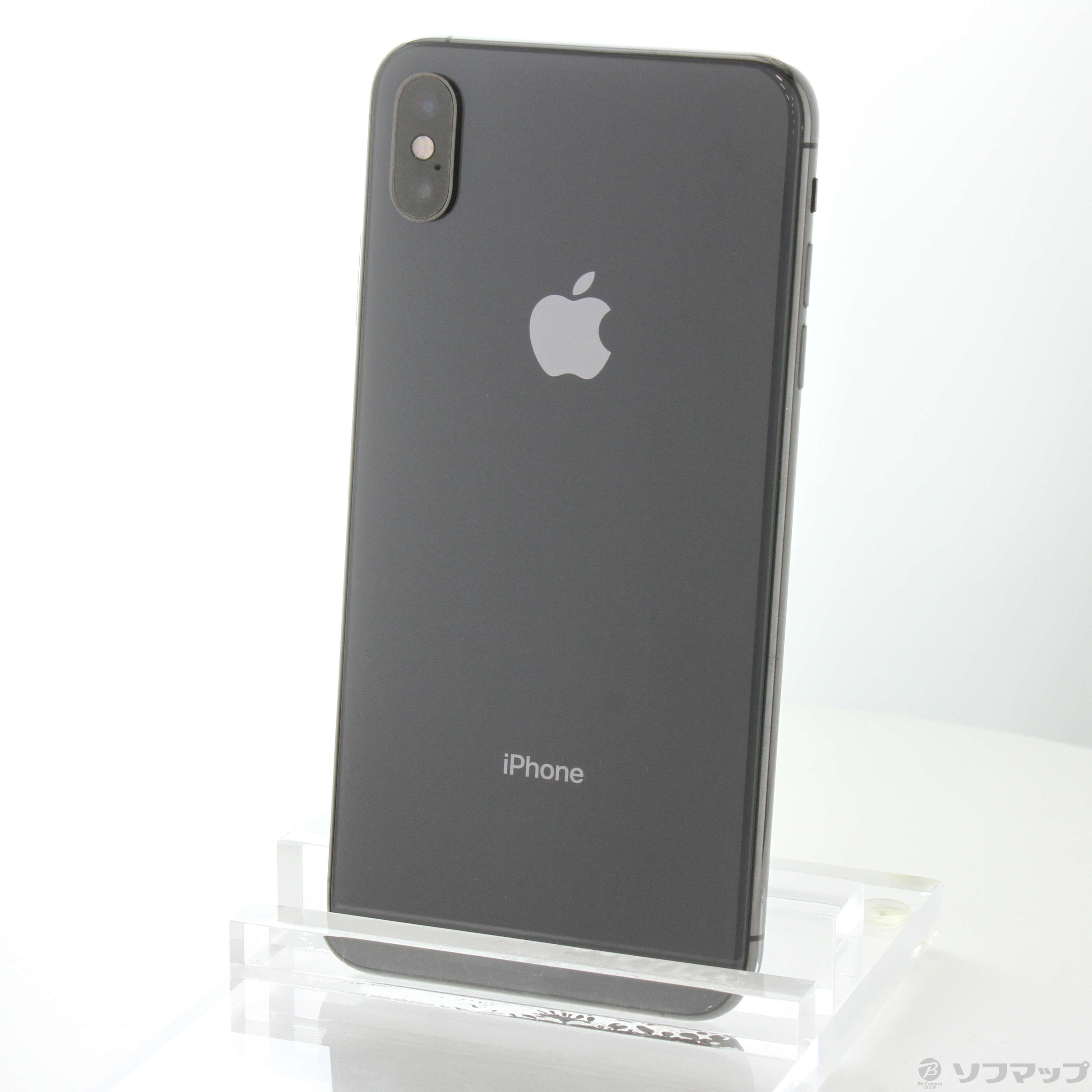 【中古】iPhoneXS Max 256GB スペースグレイ MT6U2J／A SIM 