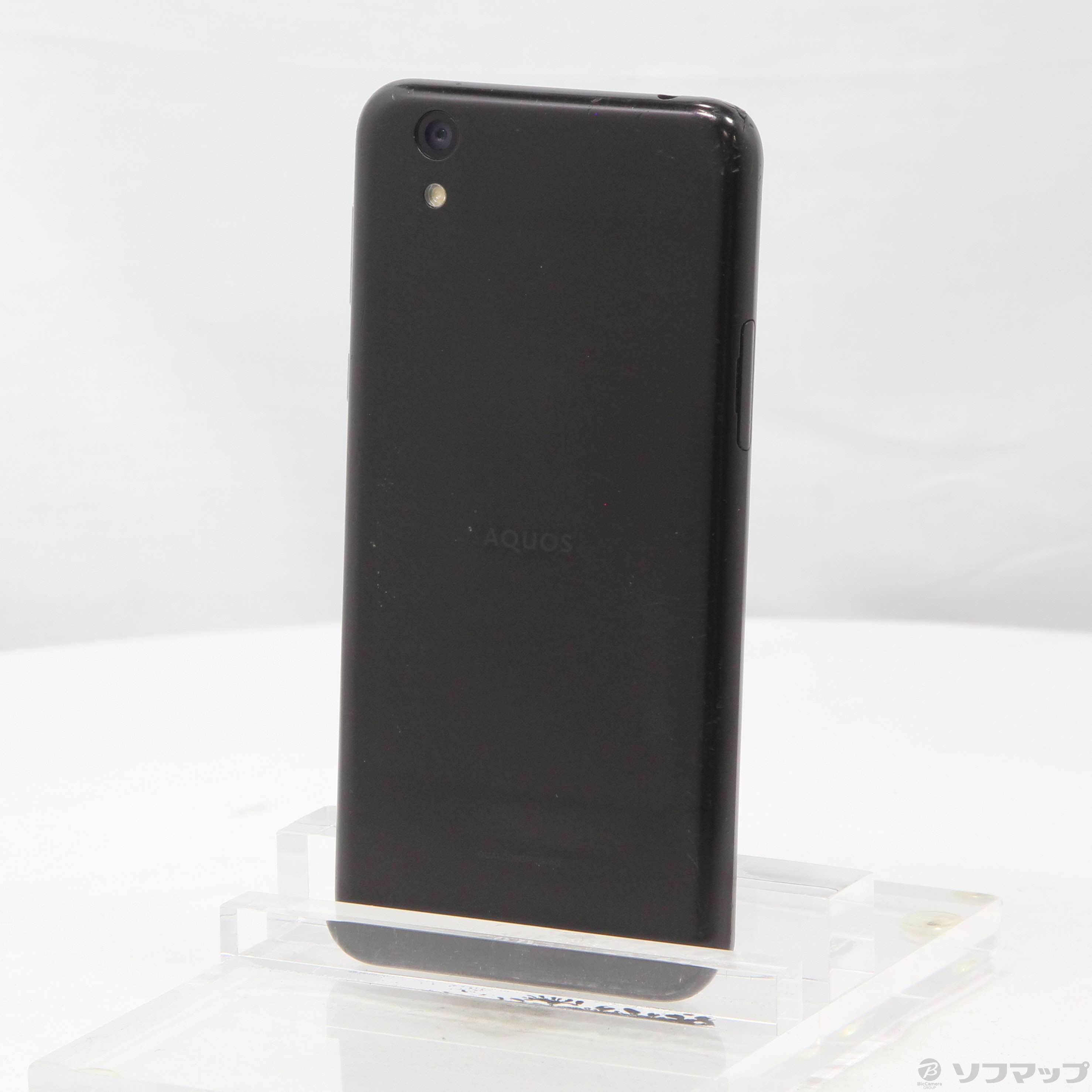 【中古】AQUOS sense basic 32GB ブラック 702SH SoftBank ...