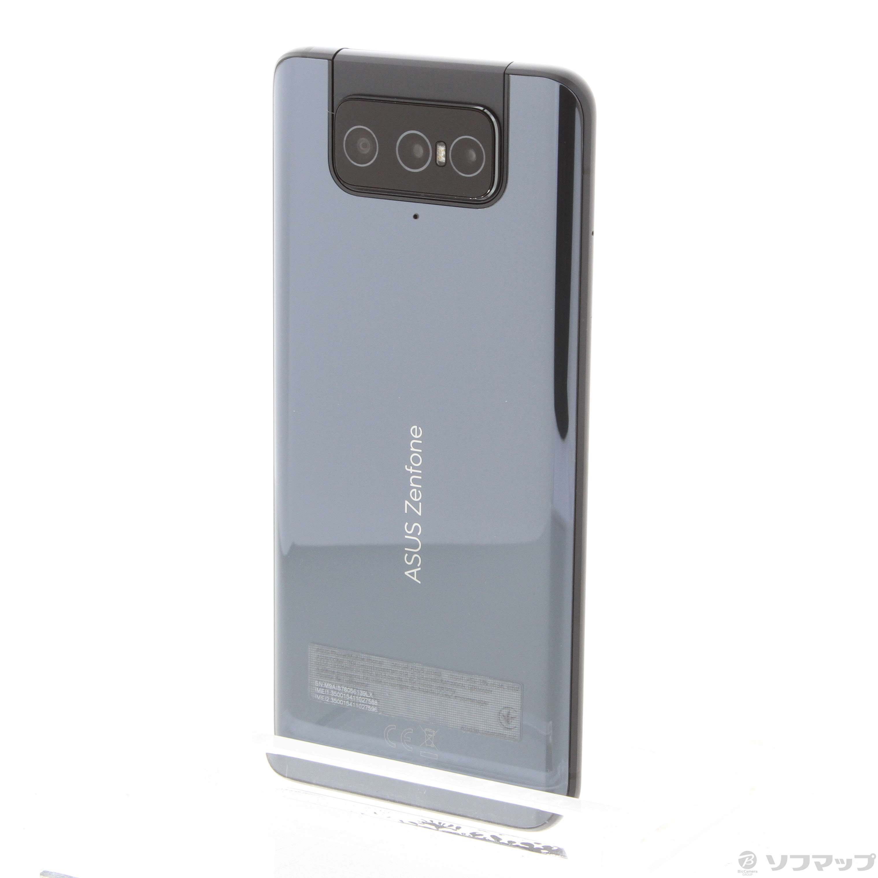 ASUS エイスース/スマートフォン/Zenfone 8 Flip/ZS672KS-BK128S8/M7AIB760C558C89/携帯電話/Aランク/62【中古】 中古】Zenfone 8 Flip 128GB ギャラクティックブラック ZS672KS