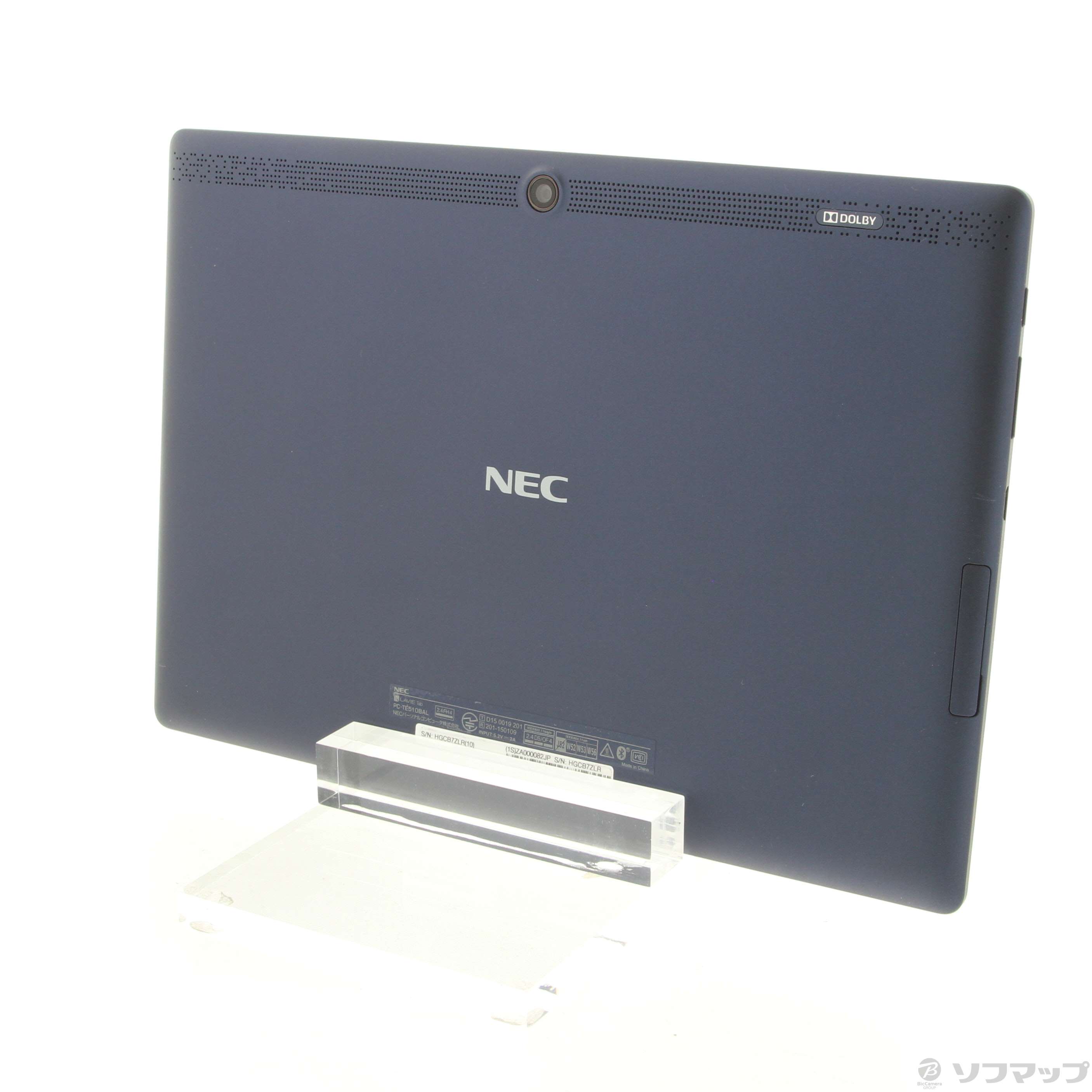 【中古】LaVie Tab E TE510／BAL 16GB ネイビーブルー PC