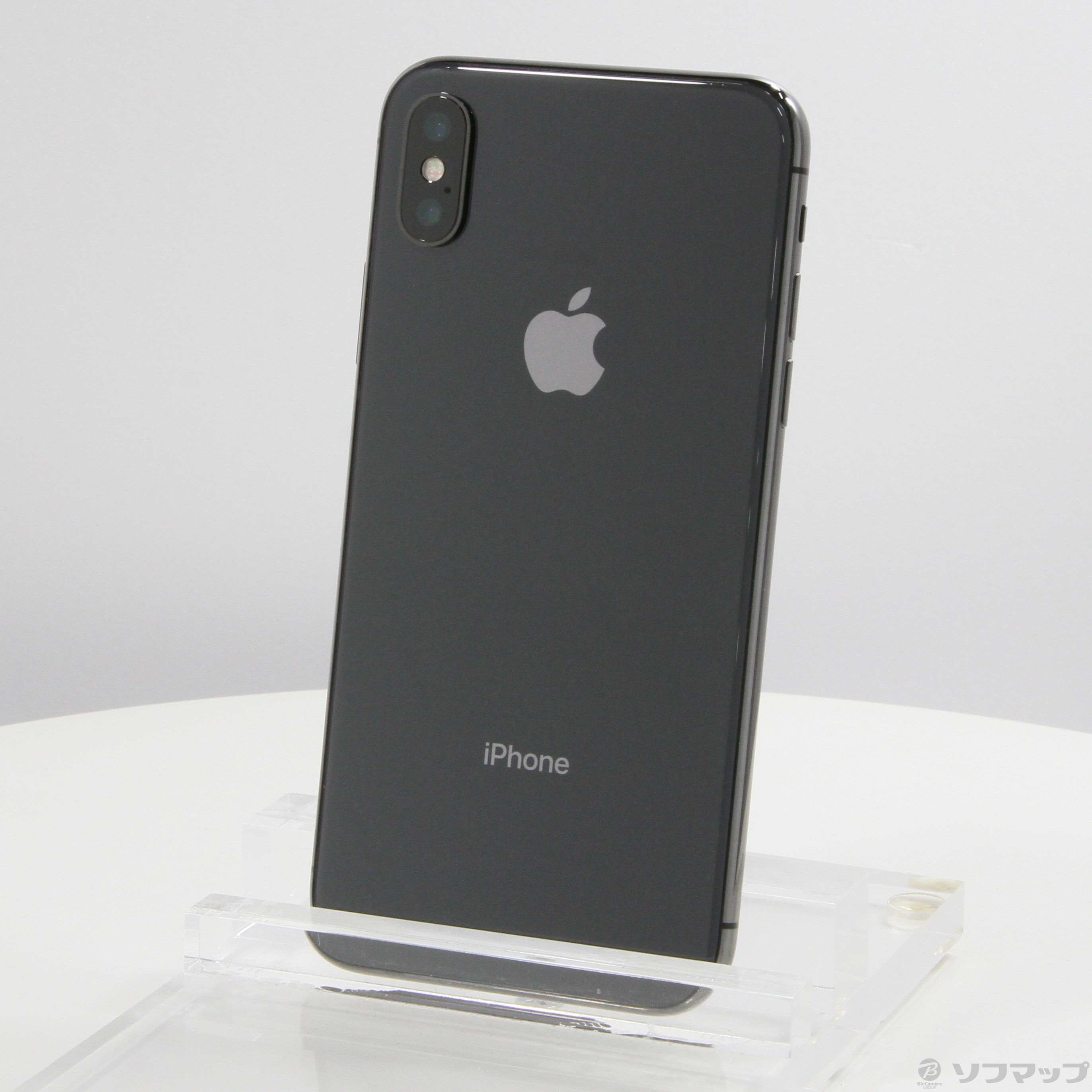 中古】iPhoneX 64GB スペースグレイ MQAX2J／A SIMフリー