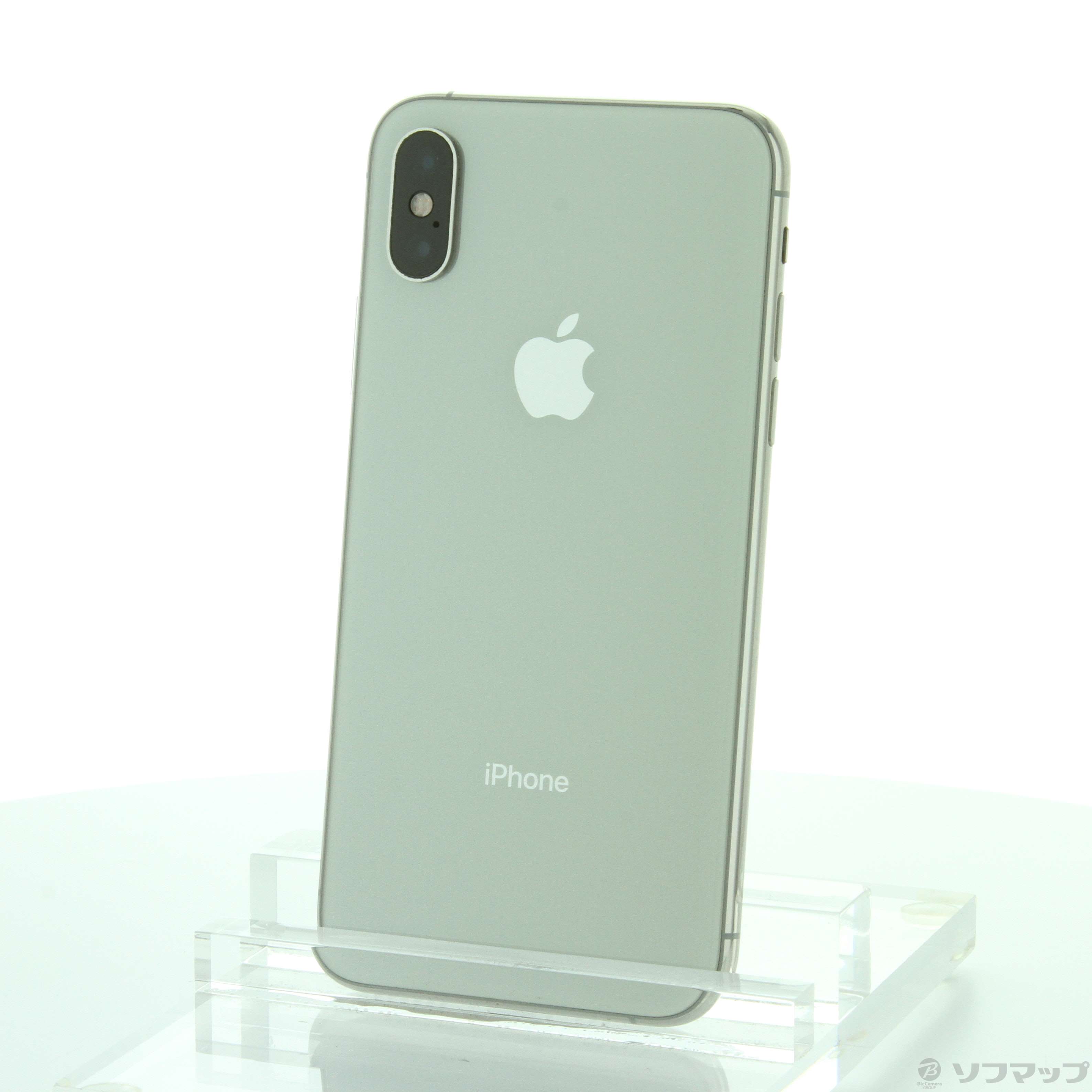 【中古】iPhoneXS 256GB シルバー MTE12J／A SoftBank