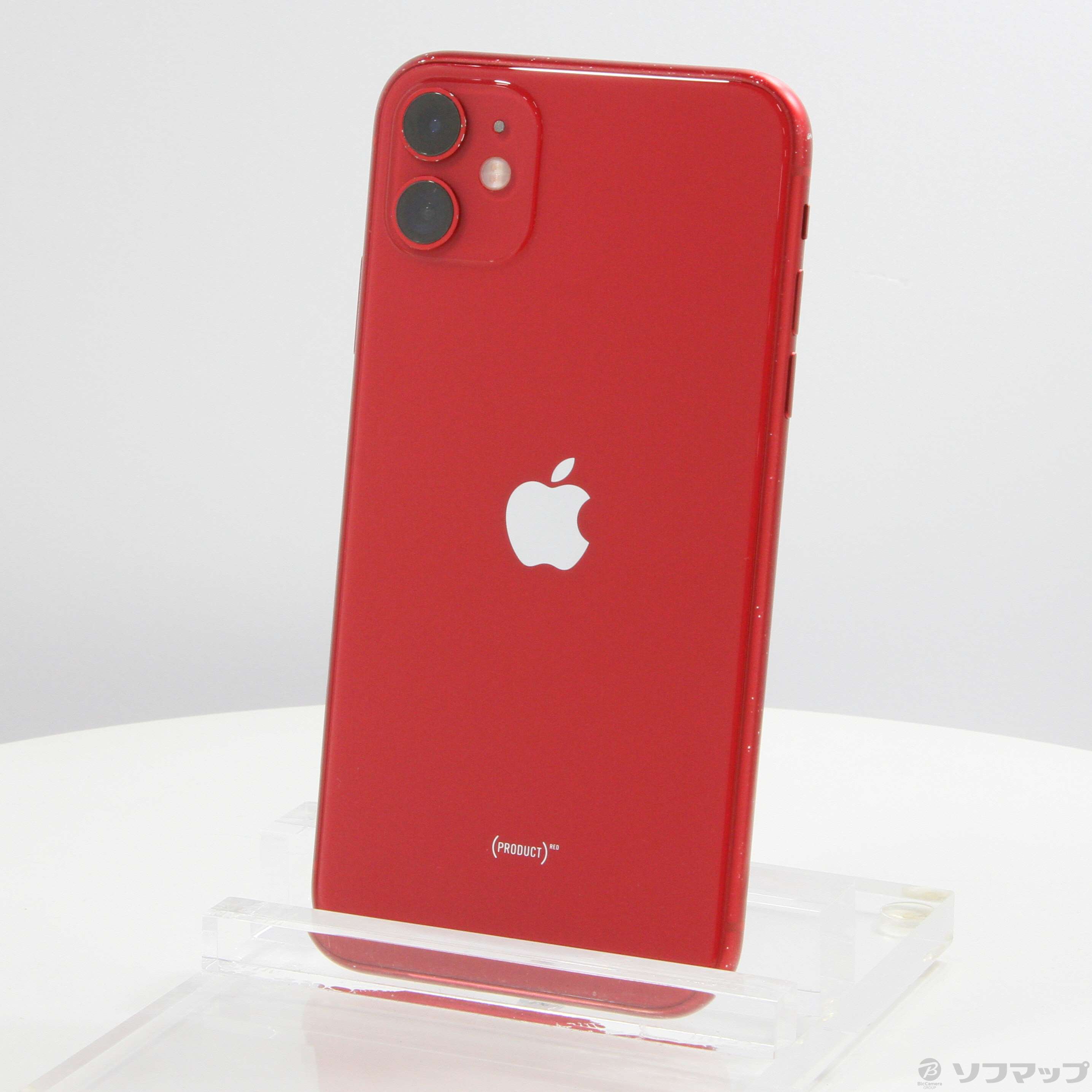 中古】iPhone11 64GB プロダクトレッド MWLV2J／A SIMフリー