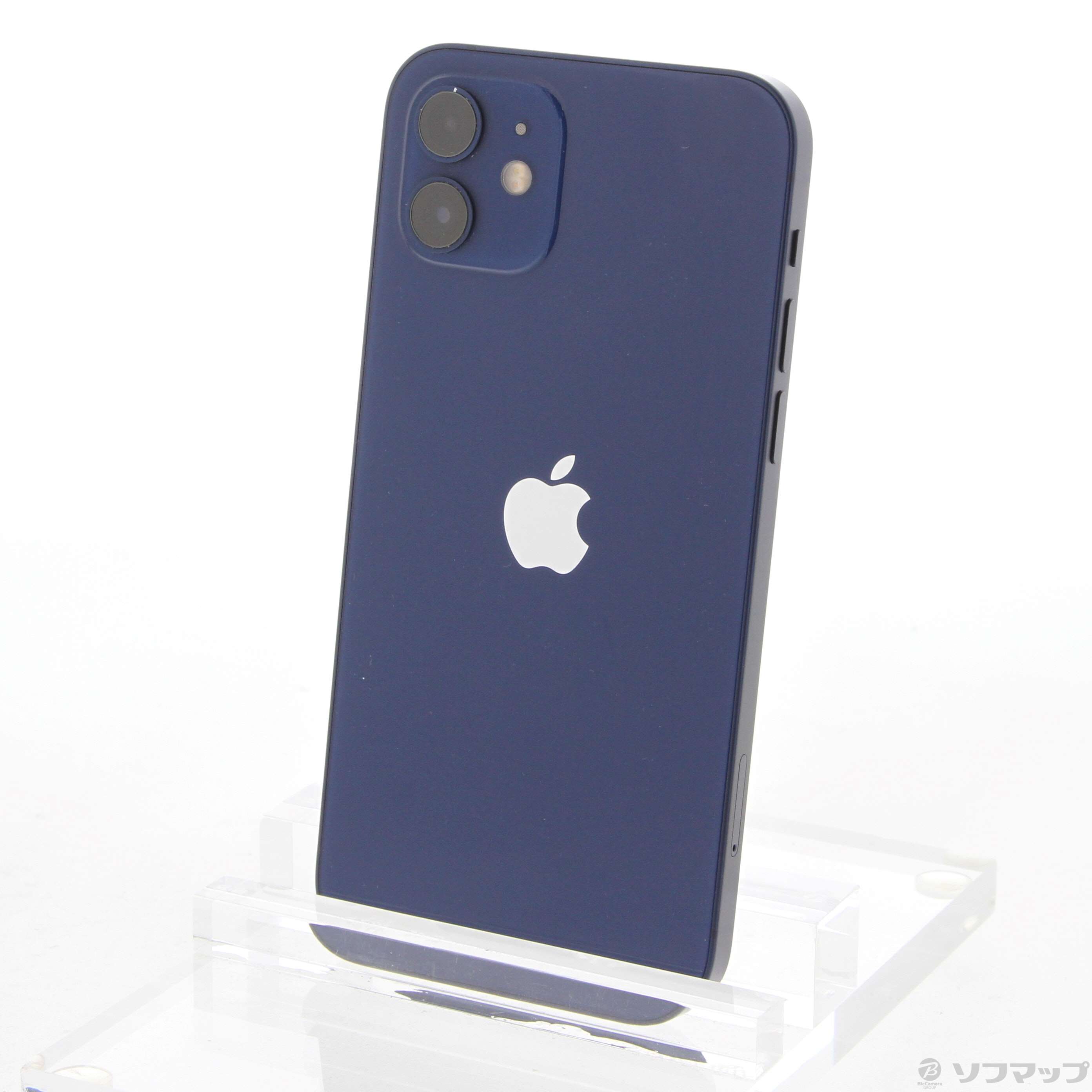 【中古】iPhone12 128GB ブルー MGHX3J／A SIMフリー 