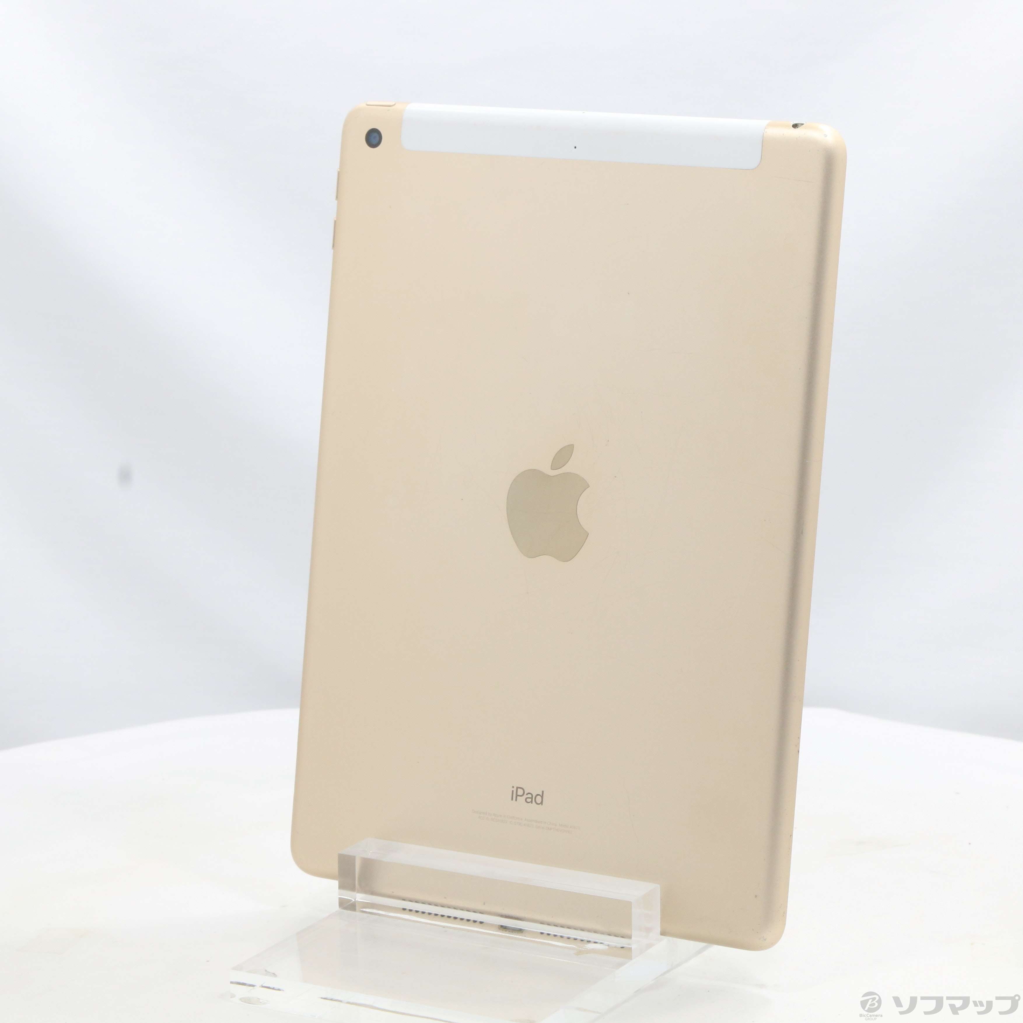 【中古】iPad 第5世代 128GB ゴールド MPG52J／A SoftBank ［9.7 