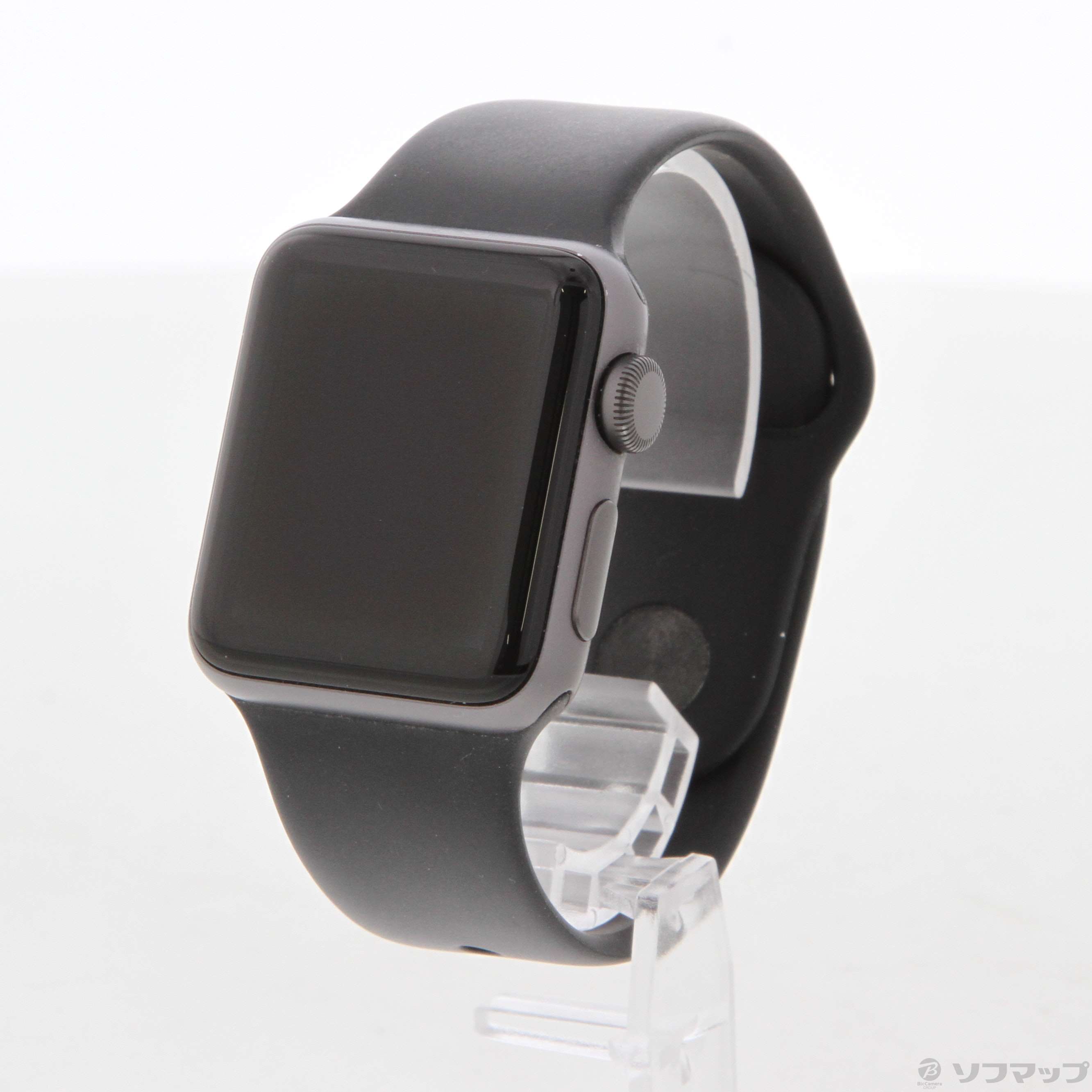 【中古】Apple Watch Series 3 GPS 38mm スペースグレイアルミニウムケース ブラックスポーツバンド  [2133047891602] - リコレ！|ビックカメラグループ ソフマップの中古通販サイト