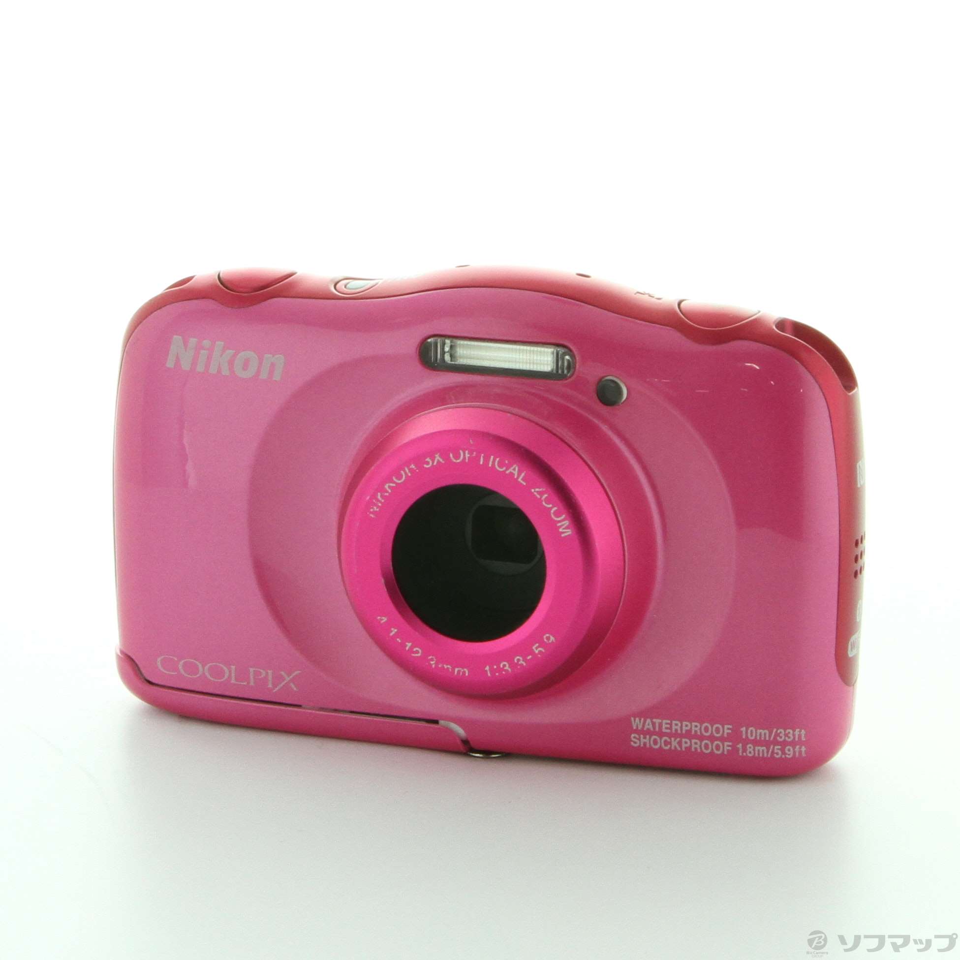 中古】COOLPIX W100 PK (1317万画素／3倍／ピンク) [2133048007347
