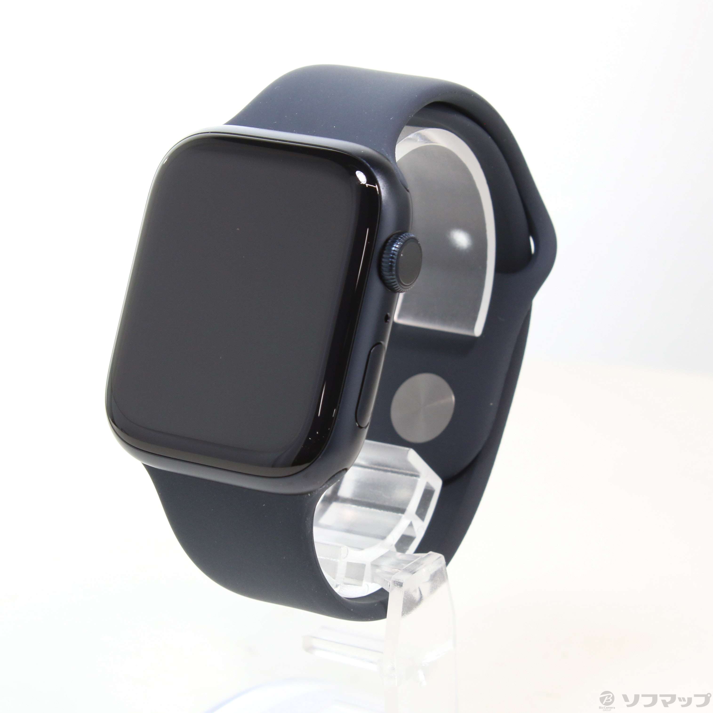 美品 Apple Watch8 45mm ミッドナイトアルミニウムIP6X無線通信機能