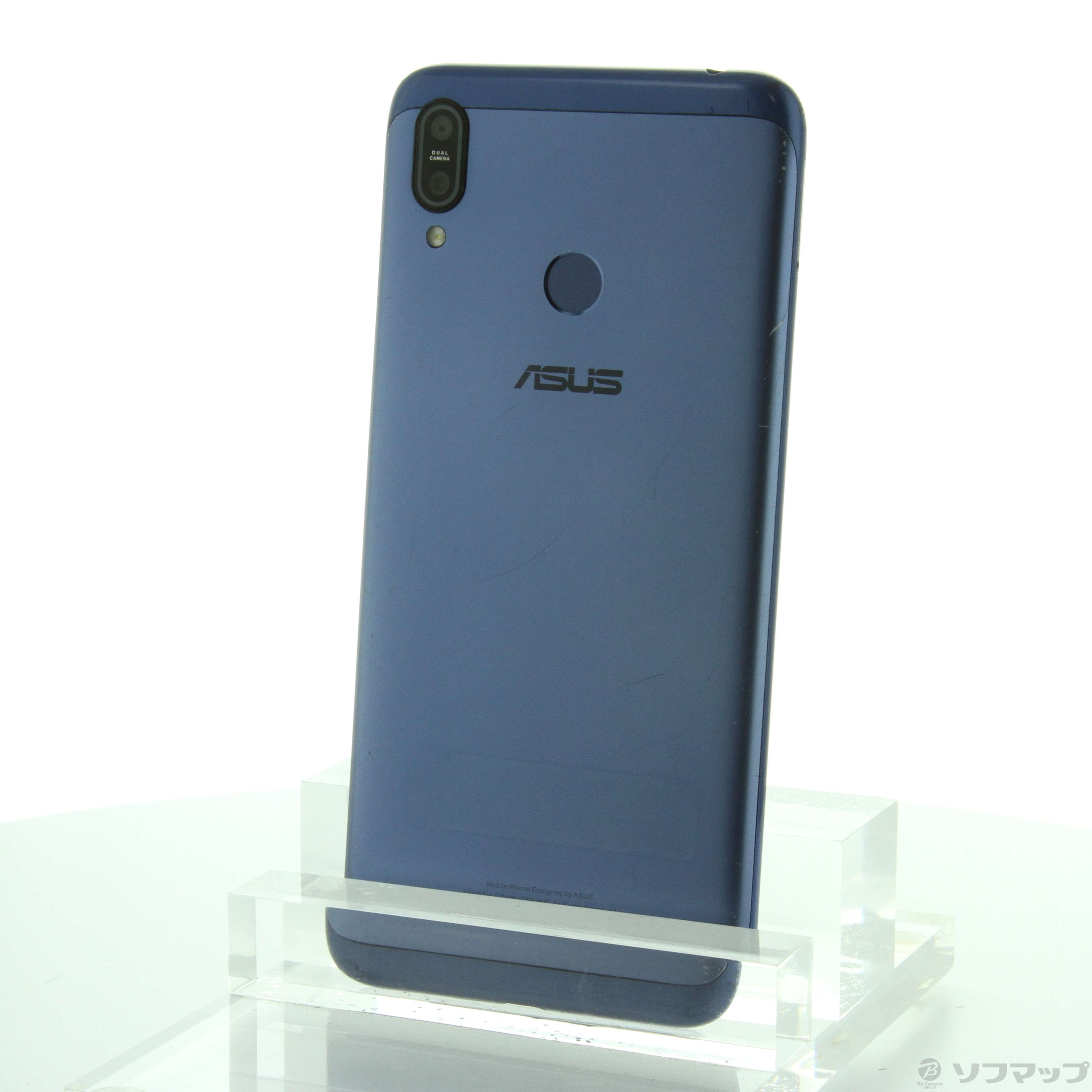 中古】ZenFone Max M2 64GB スペースブルー ZB633KL-BL64S4 SIMフリー