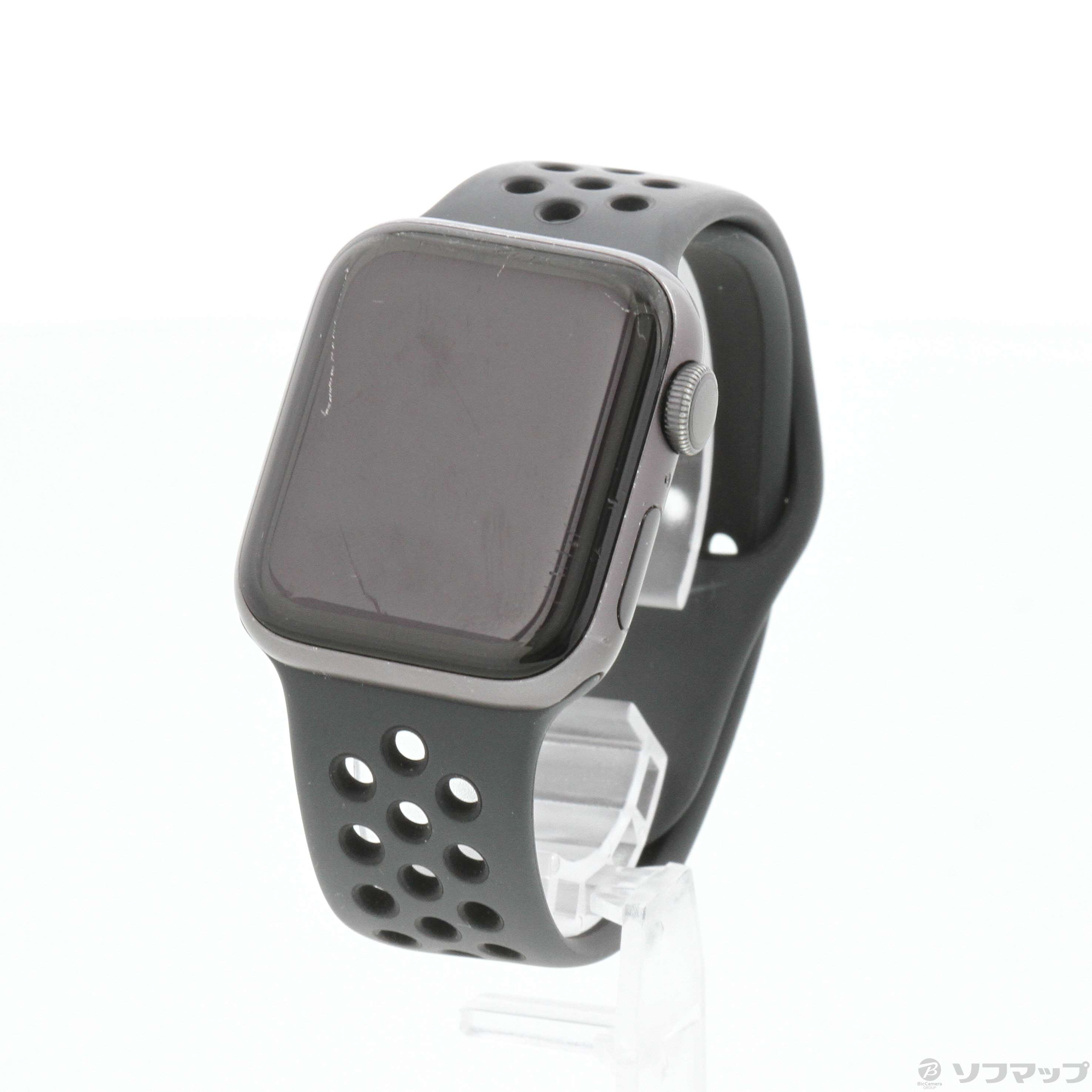 中古】Apple Watch Series 5 Nike GPS 40mm スペースグレイ 
