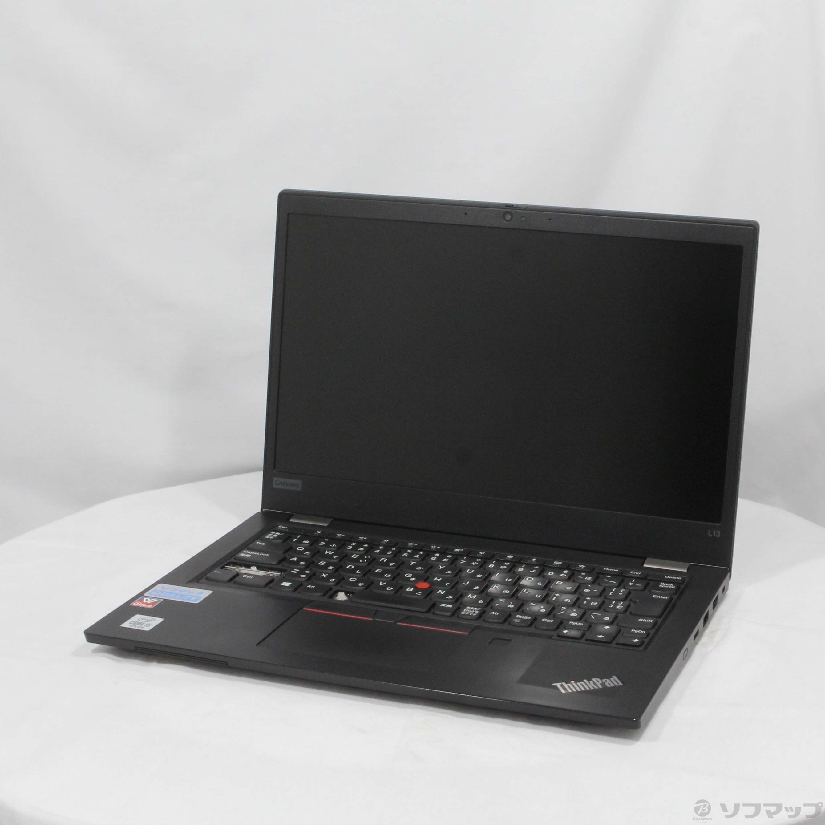 ThinkPad L13 20R3A000JP ブラック ［Core i5 10210U  (1.6GHz)／8GB／SSD256GB／13.3インチワイド］
