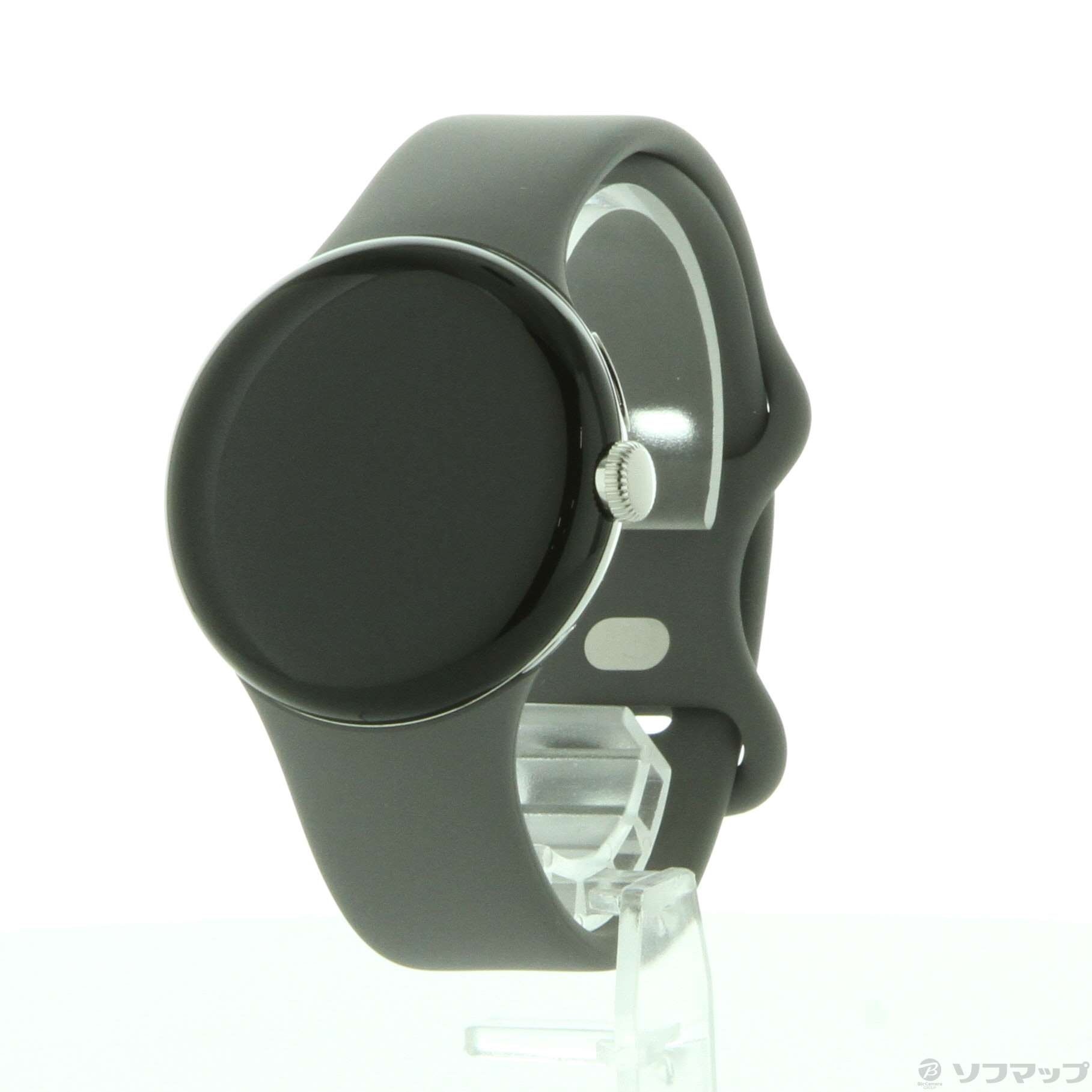 中古】〔展示品〕 Google Pixel Watch Polished Silver ステンレス ケース／Charcoal アクティブ バンド  GA03305-TW [2133049266460] - リコレ！|ビックカメラグループ ソフマップの中古通販サイト