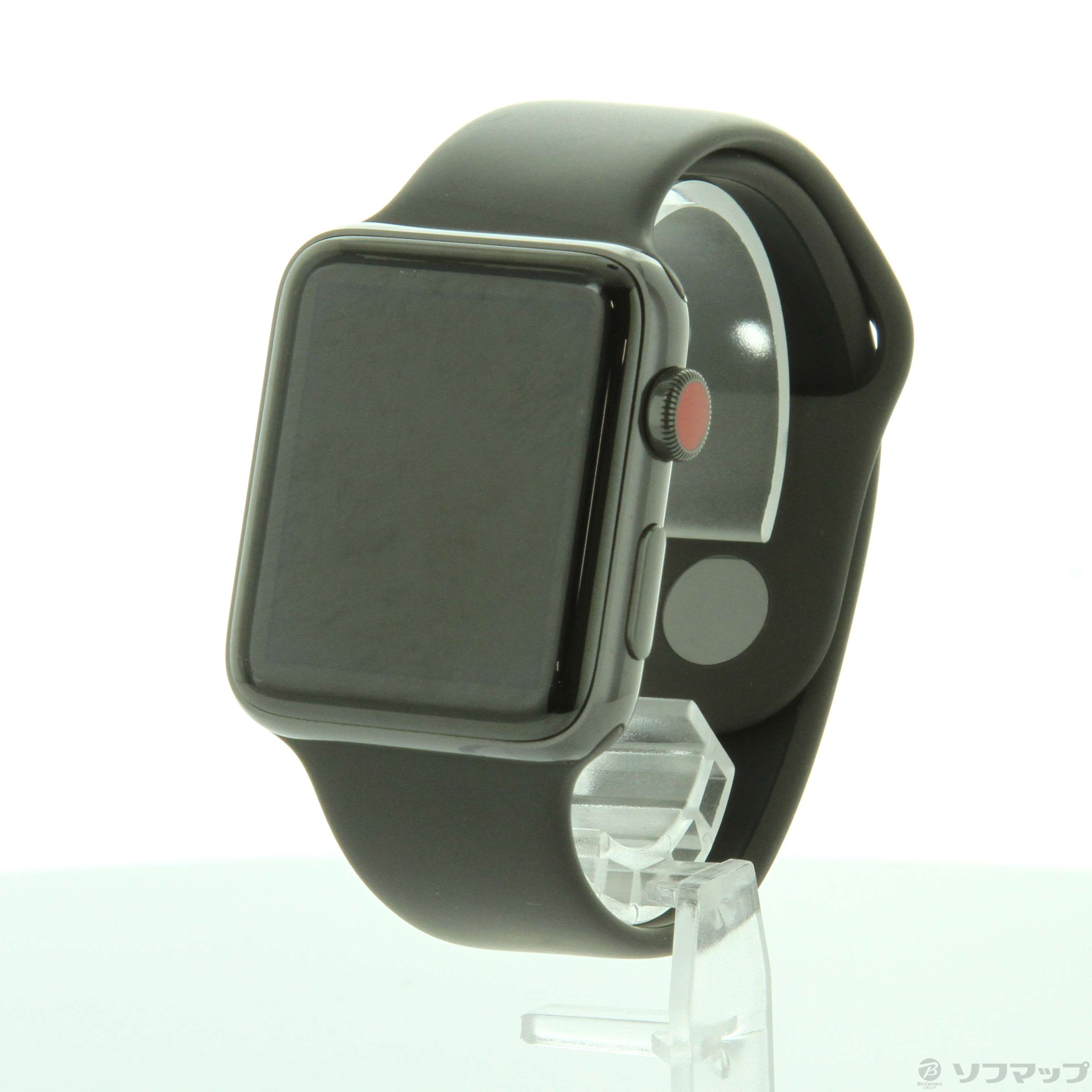 を販売 【美品】Apple watch series3 38mm セルラー グレー