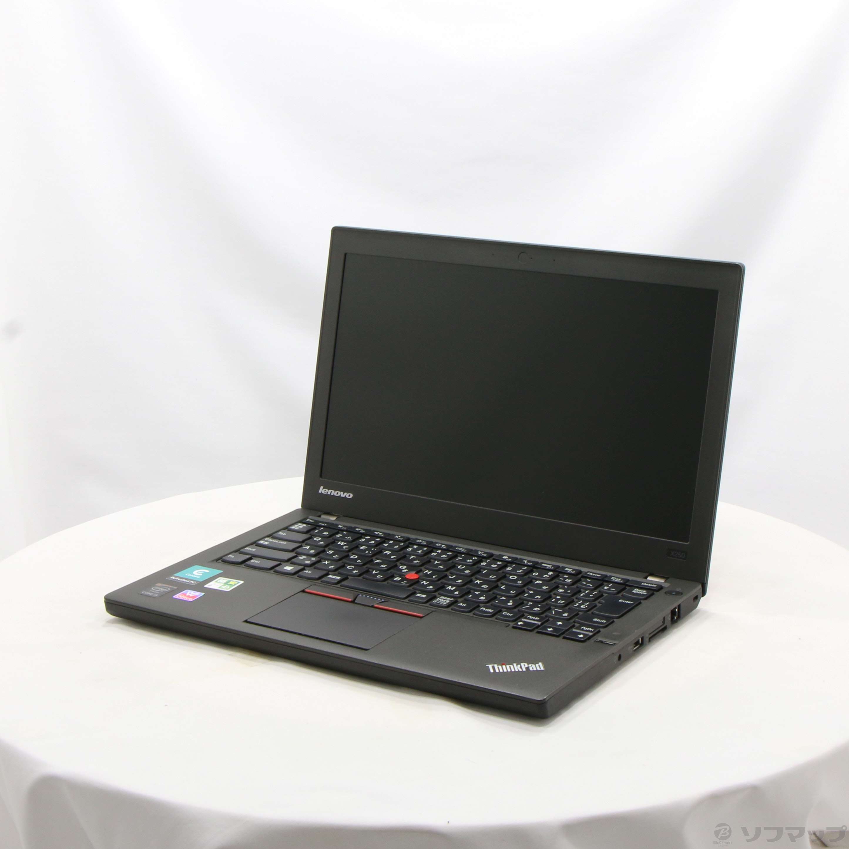 中古】格安安心パソコン ThinkPad X250 20CLA2M5JP 〔Windows 10〕 ［Core-i5-5200U (2.2GHz)／ 4GB／SSD180GB／12.5インチワイド］ [2133049766922] - リコレ！|ビックカメラグループ ソフマップの中古通販サイト