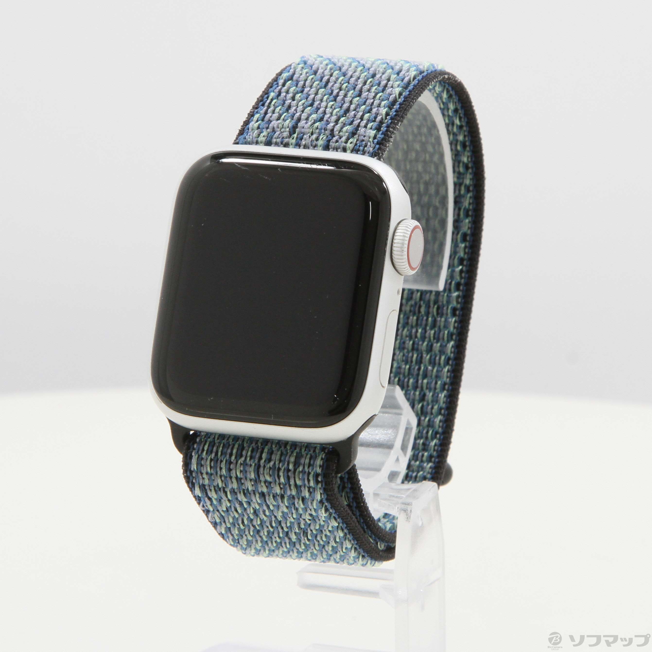 中古】Apple Watch Series 5 Nike GPS + Cellular 40mm シルバー 