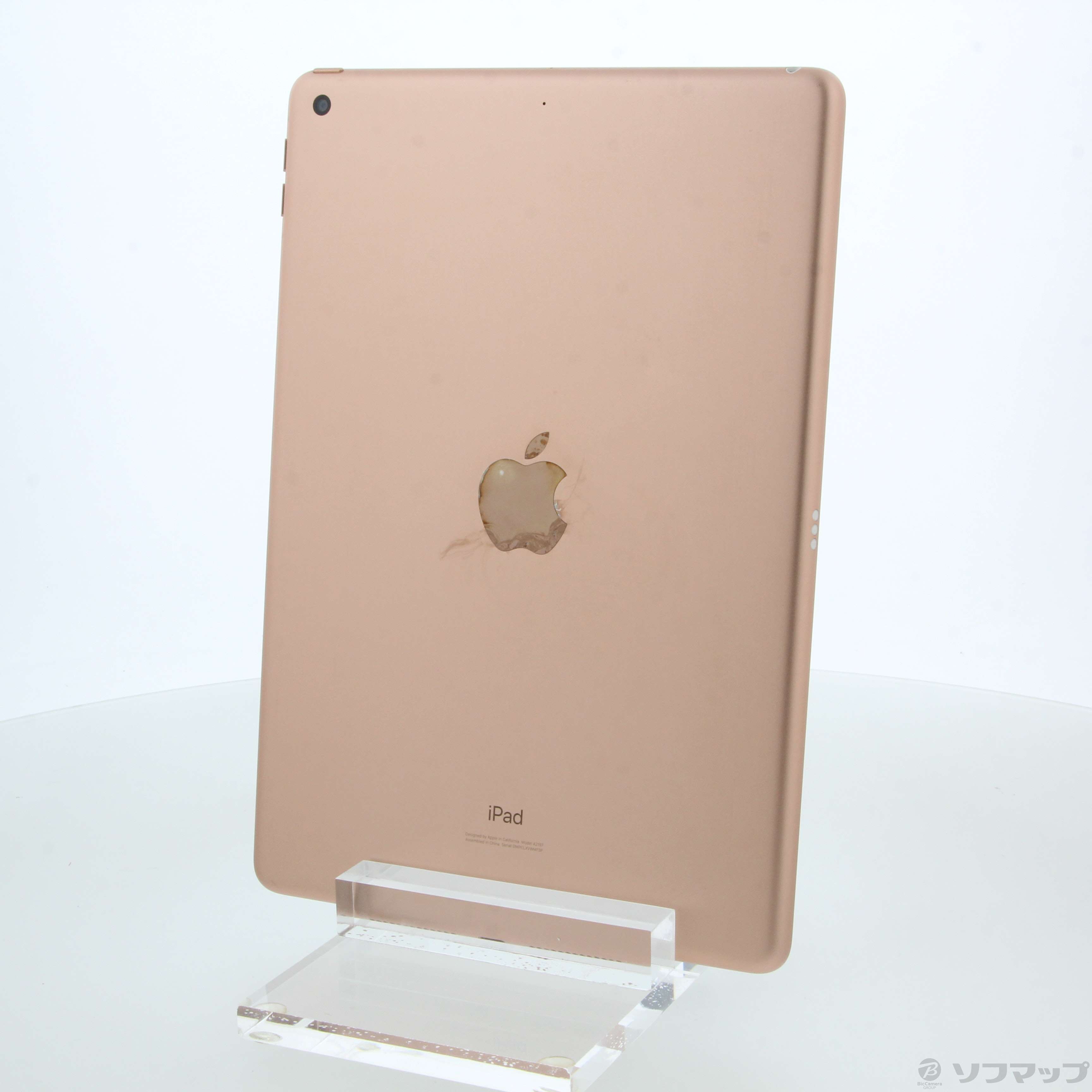 【中古】iPad 第7世代 32GB ゴールド MW762J／A Wi-Fi