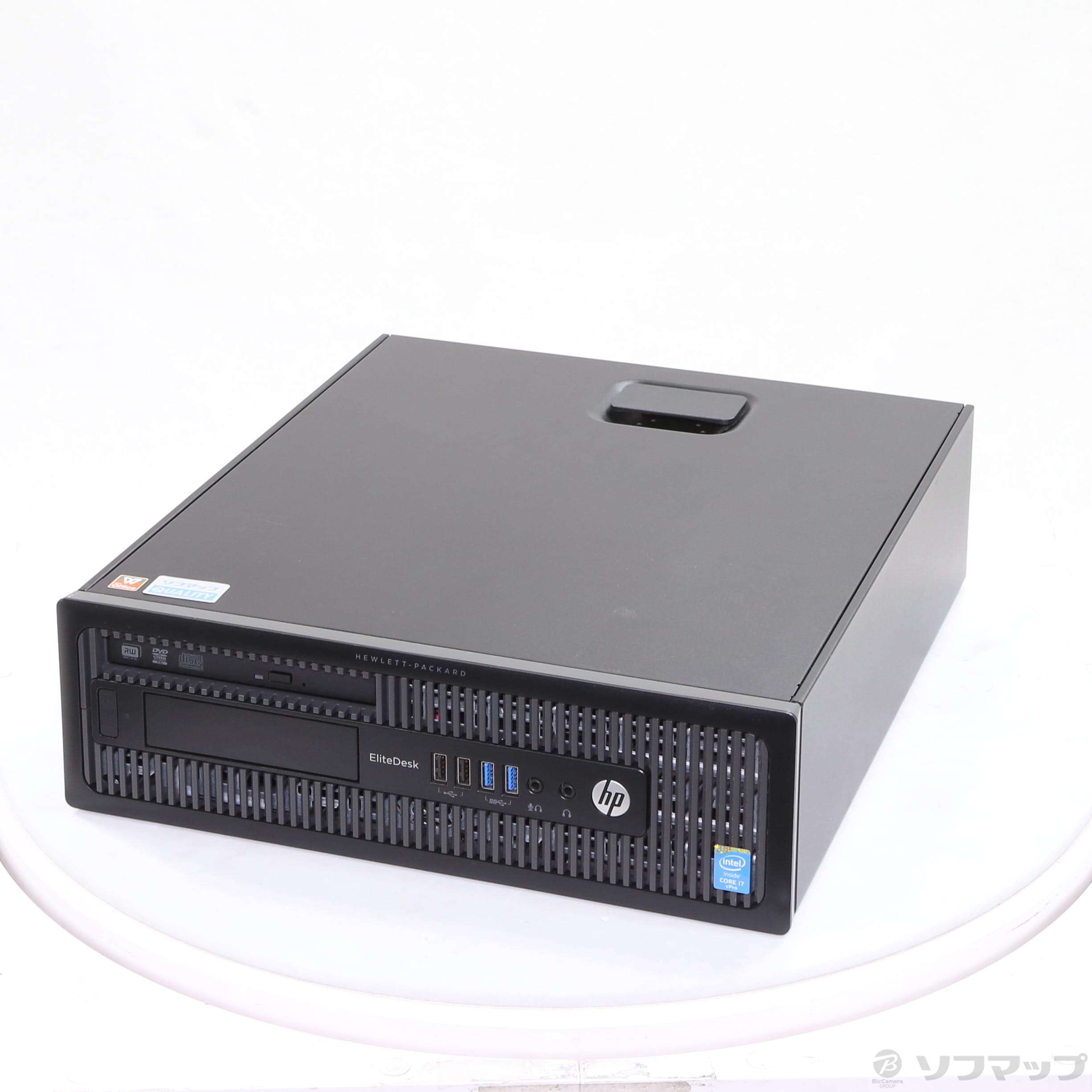 HP EliteDesk 800 G1 SF C8N26AV 〔Windows 10〕 ［Core i7 4790  (3.6GHz)／16GB／HDD500GB／SSD128GB／］