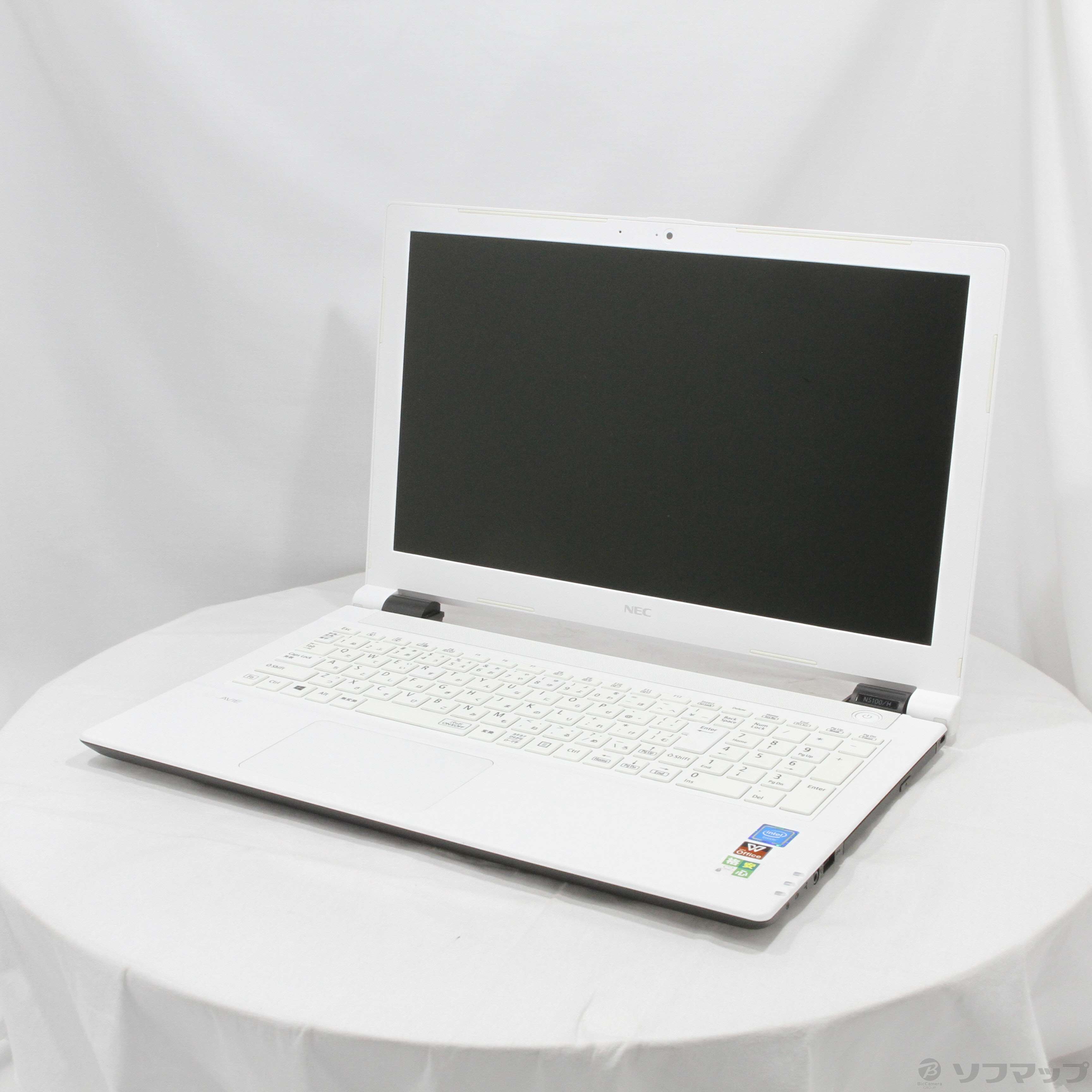 中古】格安安心パソコン LAVIE Note Standard PC-NS100H2W-H4 ホワイト 〔Windows 10〕  [2133050518190] - リコレ！|ビックカメラグループ ソフマップの中古通販サイト