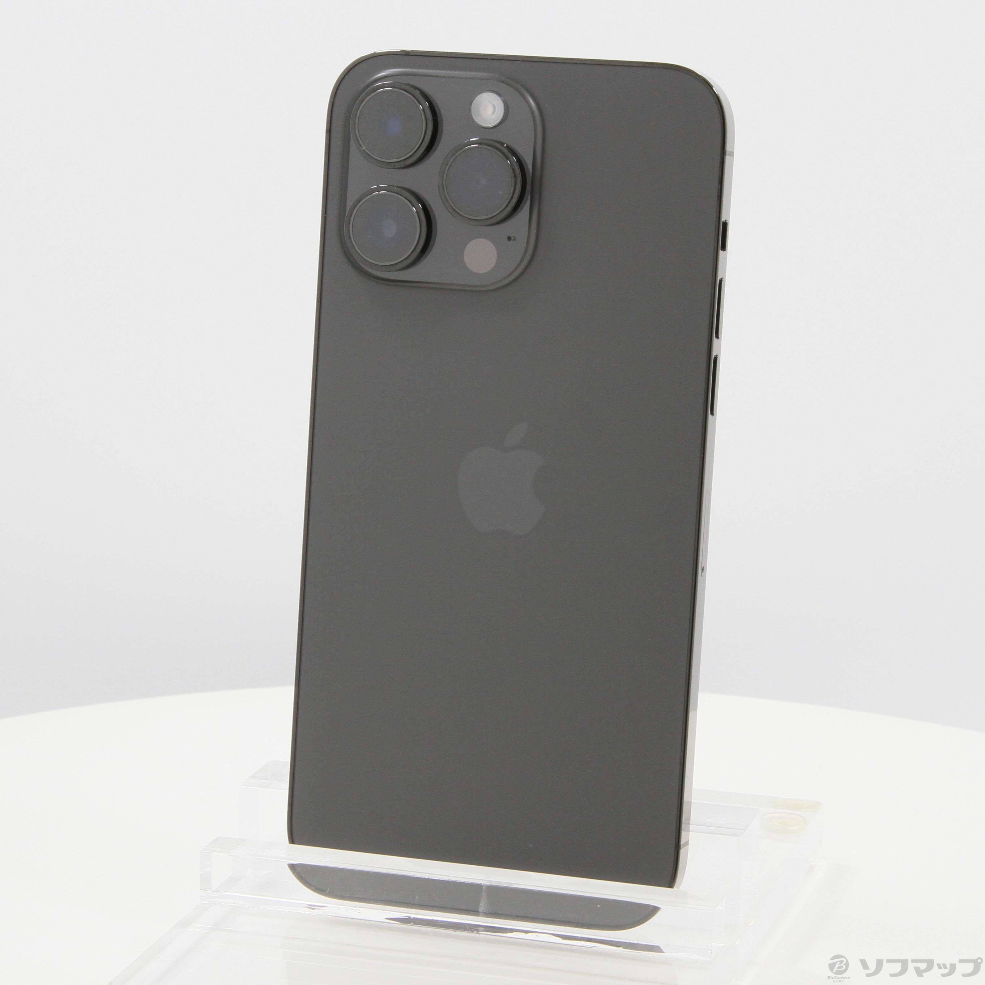 中古】iPhone14 Pro Max 256GB スペースブラック MQ9A3J／A SIM