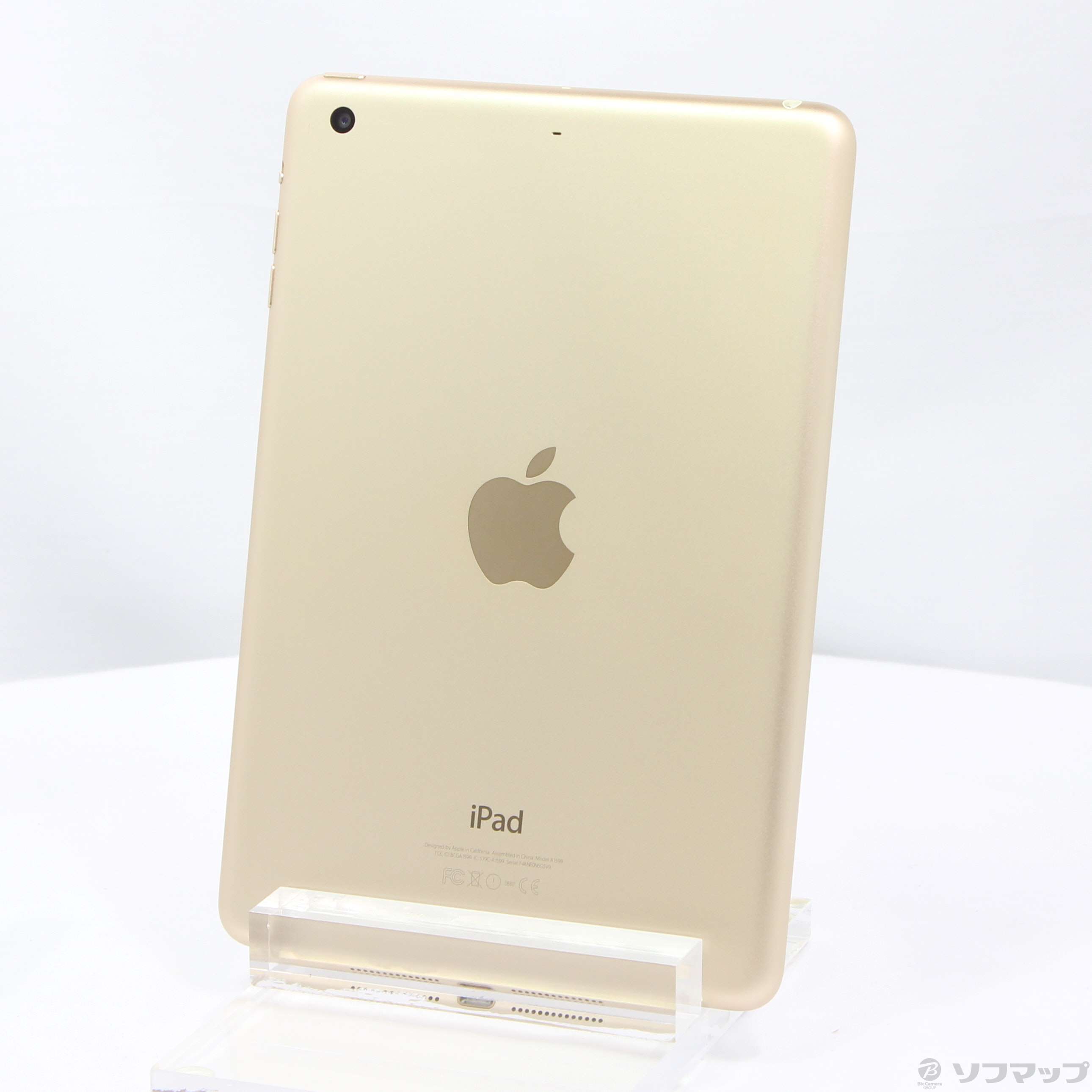 中古】iPad mini 3 128GB ゴールド MGYK2J／A Wi-Fi [2133050758855