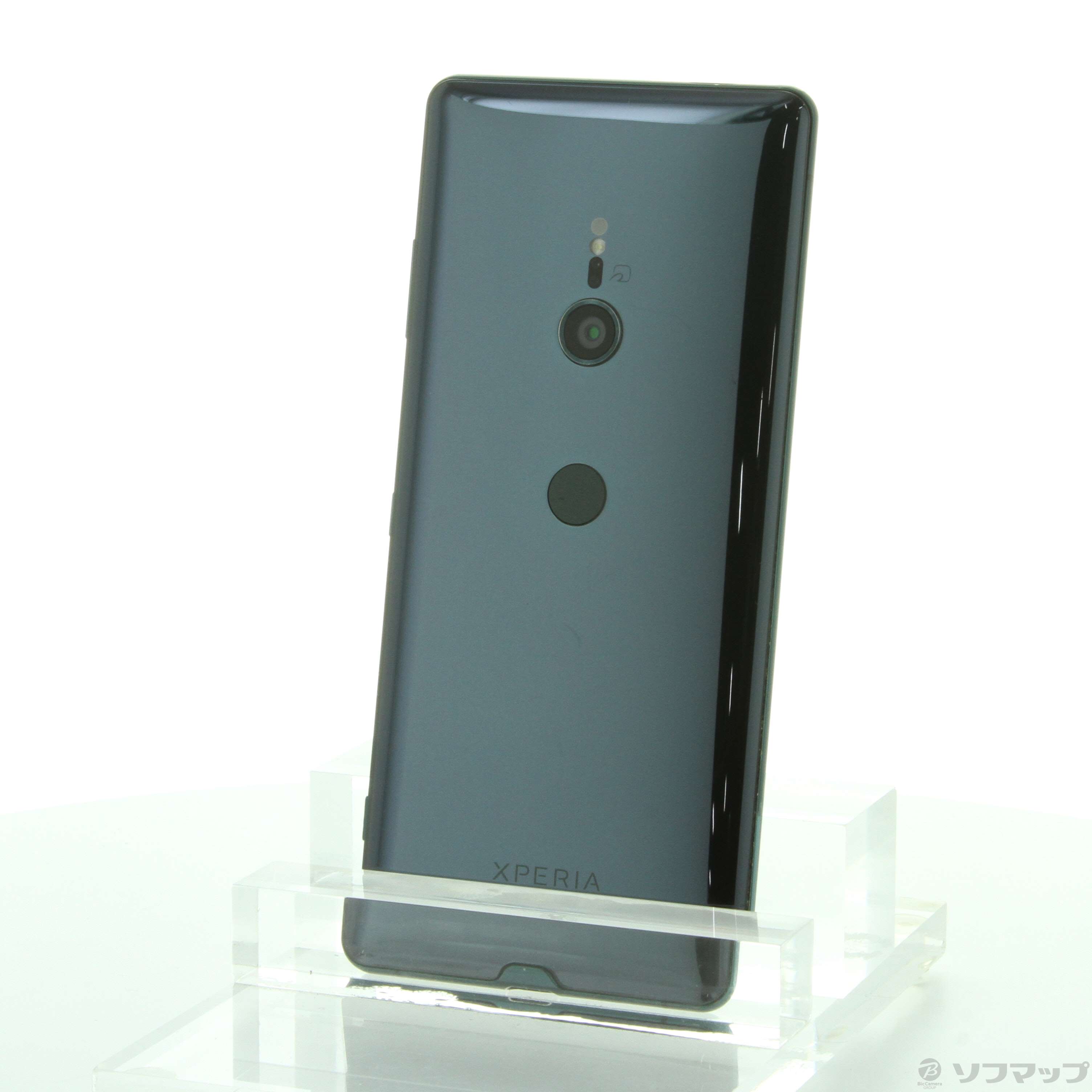 中古】Xperia XZ3 64GB フォレストグリーン SOV39 auロック解除SIM