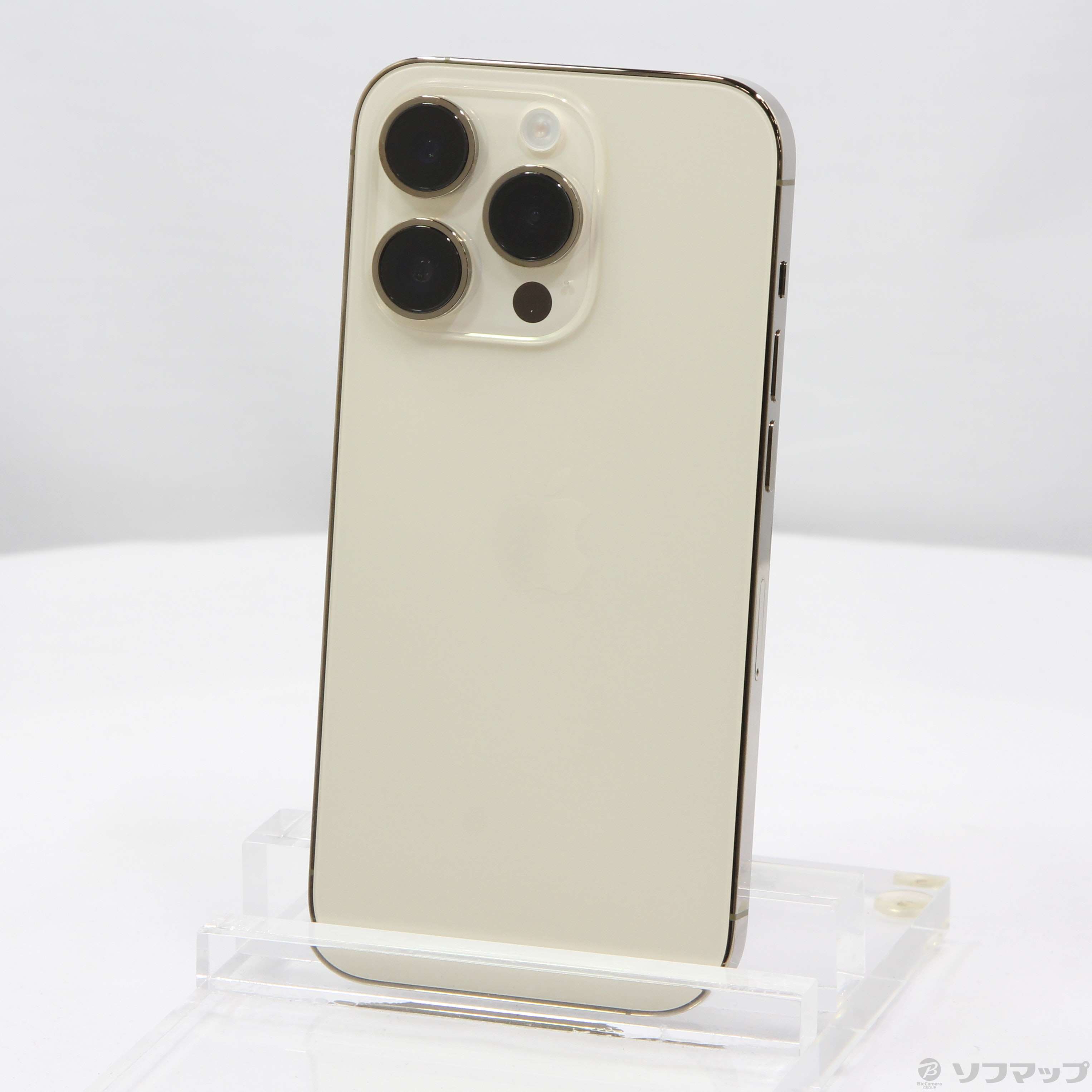 中古】iPhone14 Pro 128GB ゴールド MQ073J／A SIMフリー